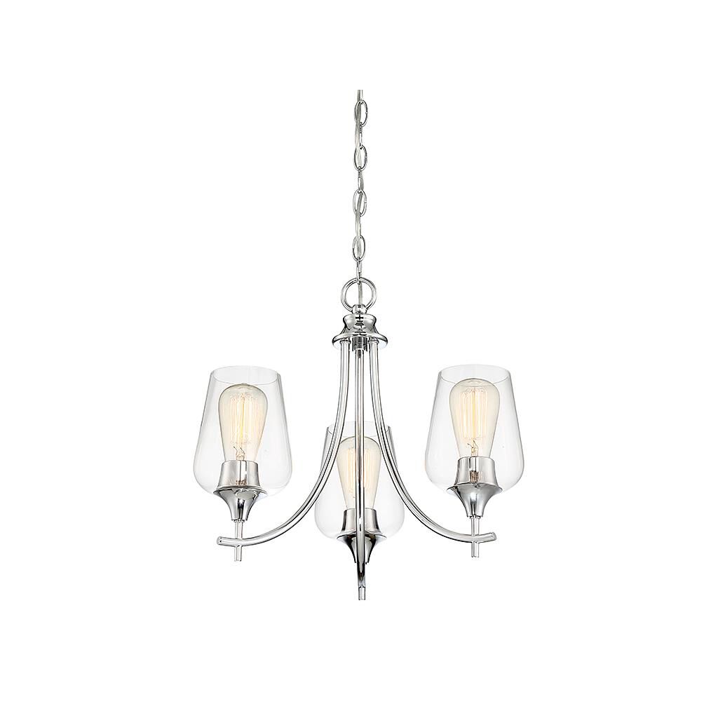 Octave 18 Inch 3 Light Mini Chandelier by Savoy House