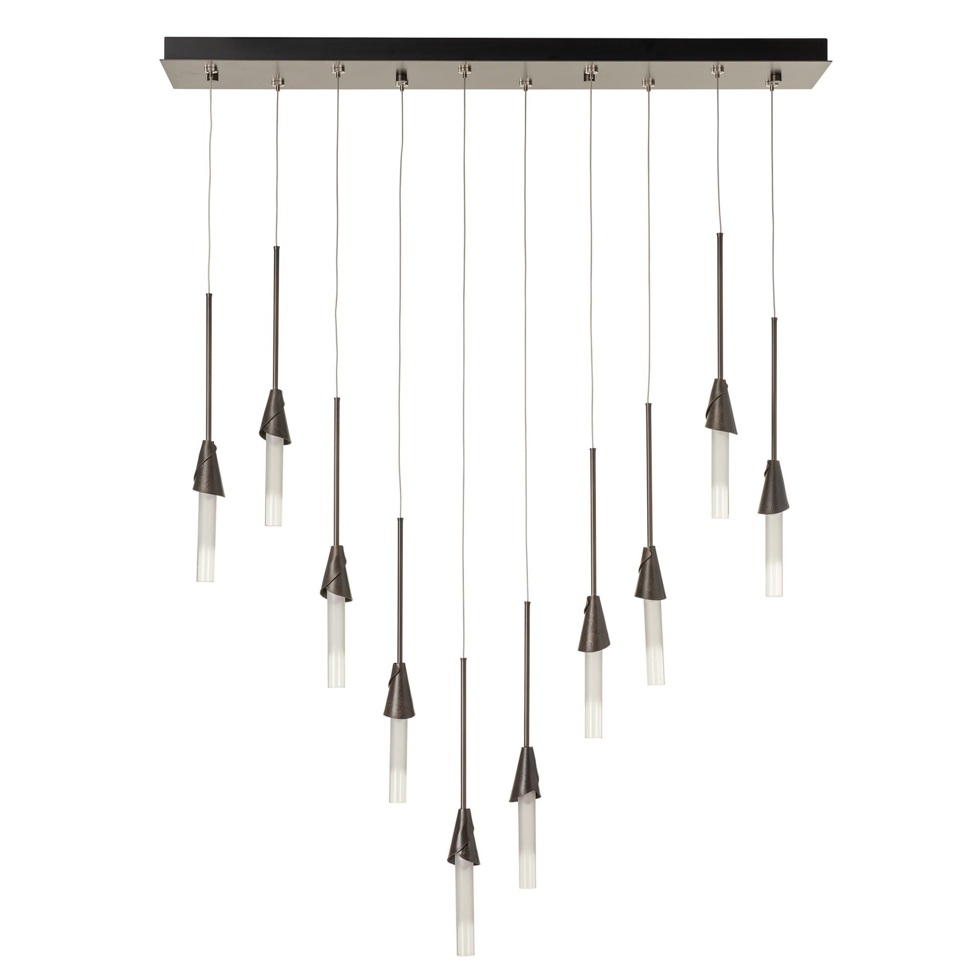 Shown in Dark Smoke finish and Frosted glass