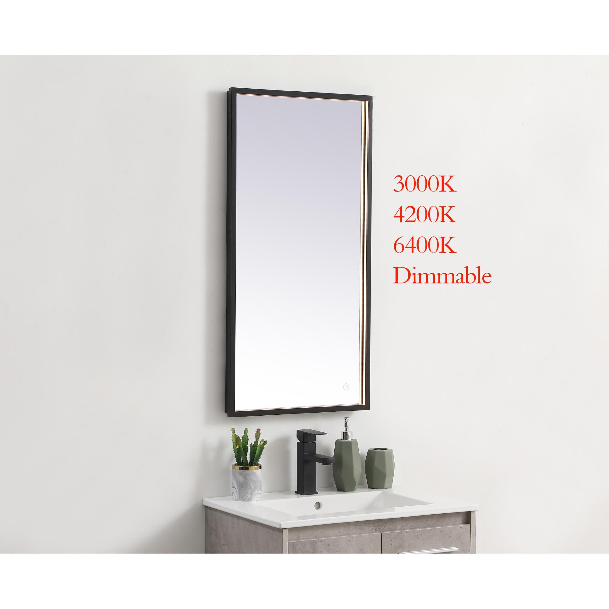 Shown in Black finish