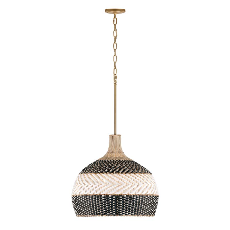 Zanzibar 21 Inch Pendant Light by Crystorama