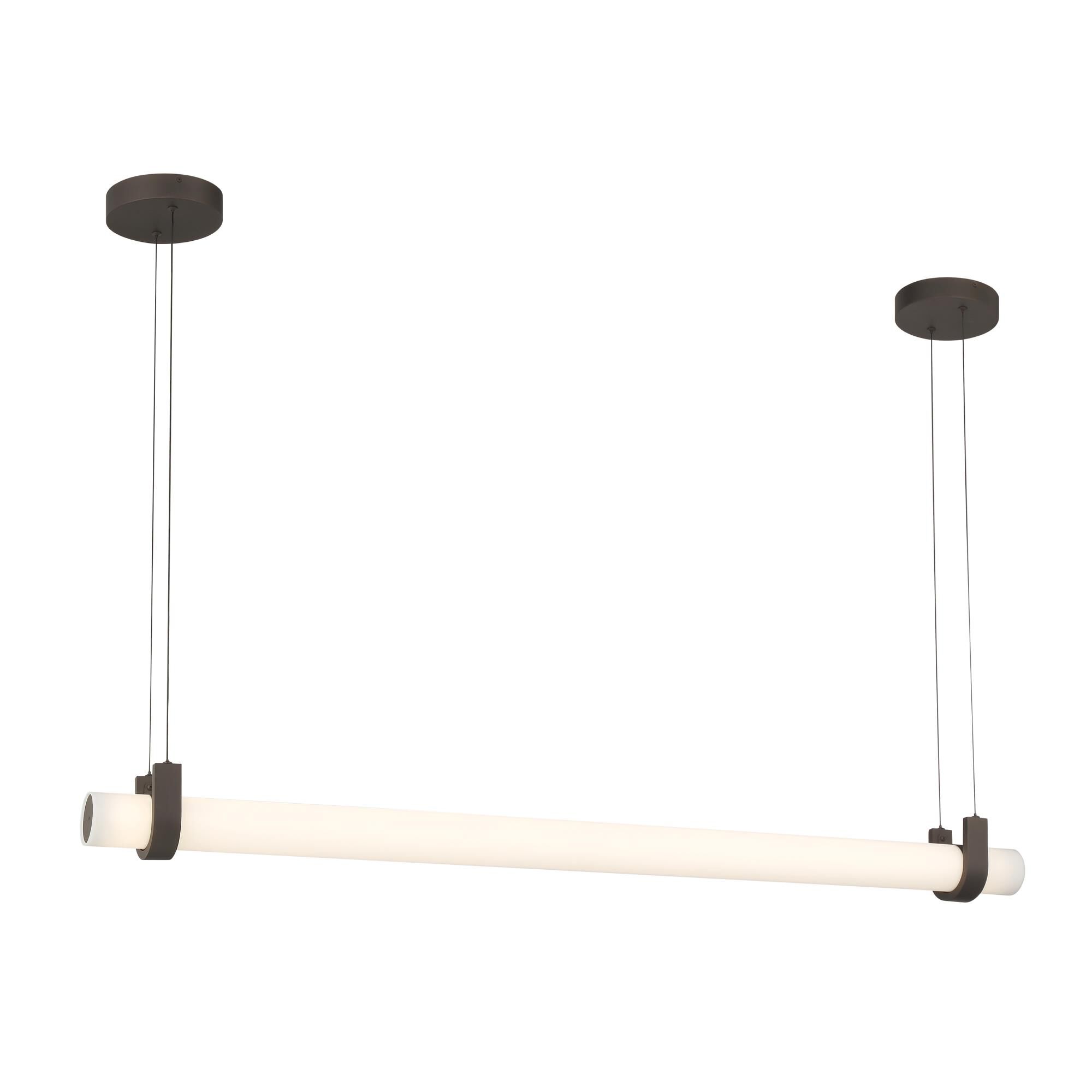 Shown in Dark Bronze finish and Etched Opal glass