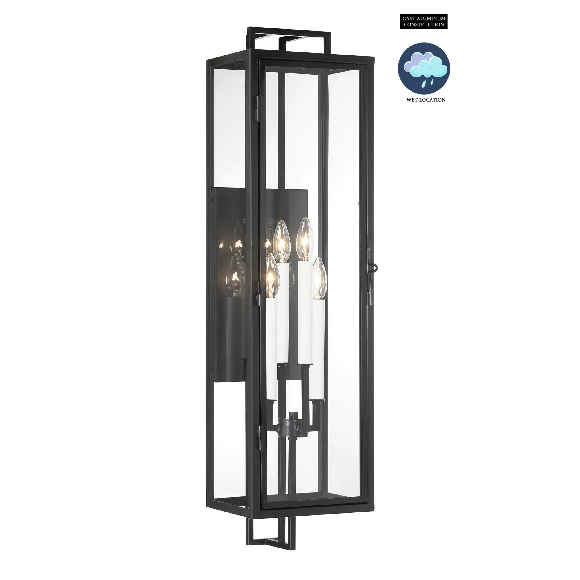 Knoll Road 35 Inch Tall 4 Light Outdoor Wall Light by Minka Lavery