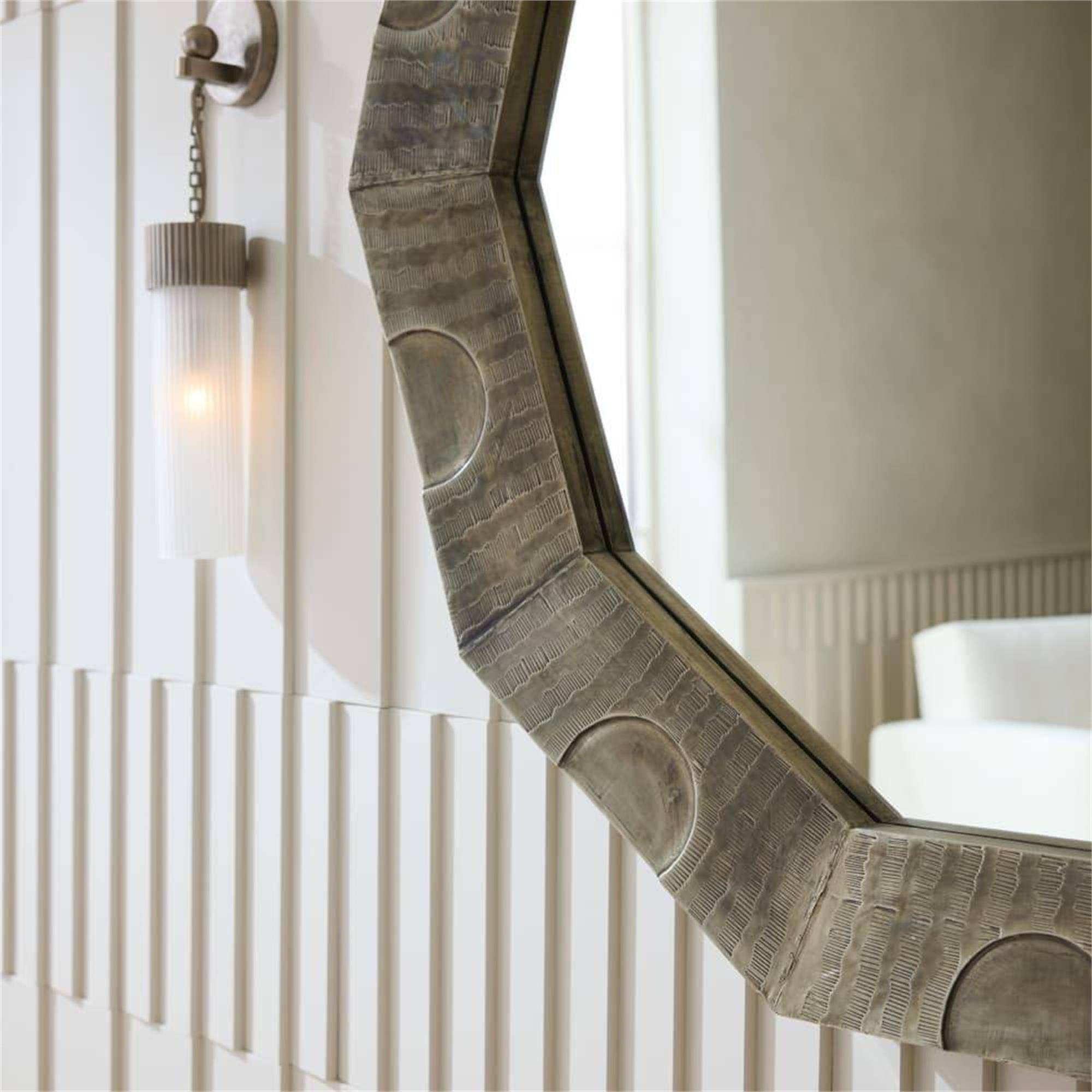 Shown in Burnished Silver finish