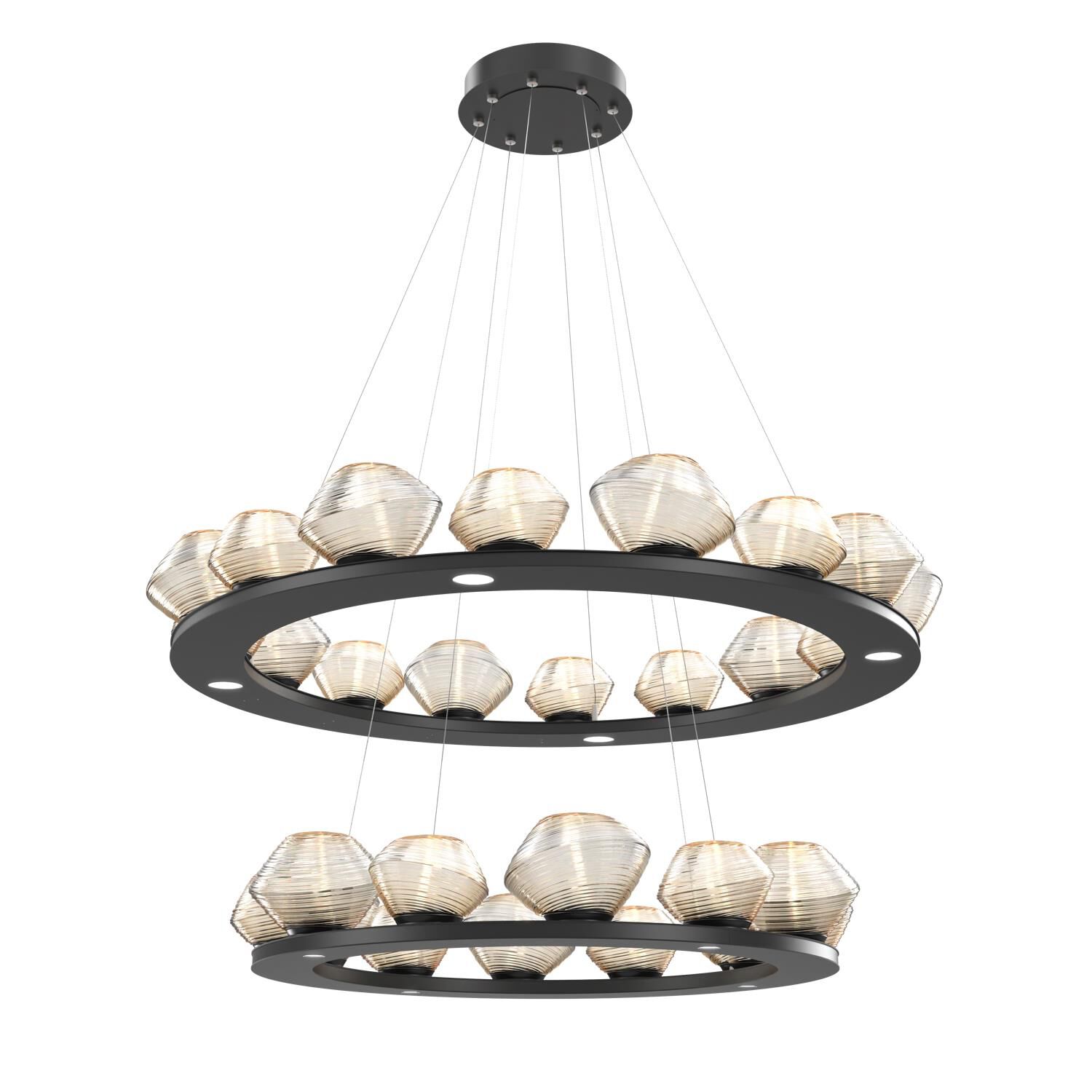Mesa 48 Inch 28 Light LED Chandelier by Hammerton Studio