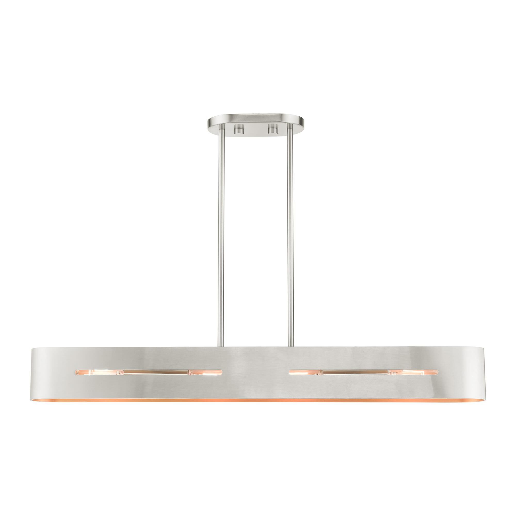 Ravena 35 Inch 4 Light Linear Suspension Light by Livex Lighting