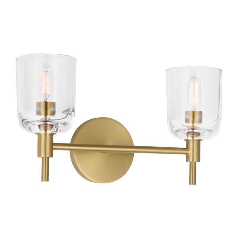 Thom Filicia Hartley 15 Inch 2 Light Bath Vanity Light by Visual Comfort Studio