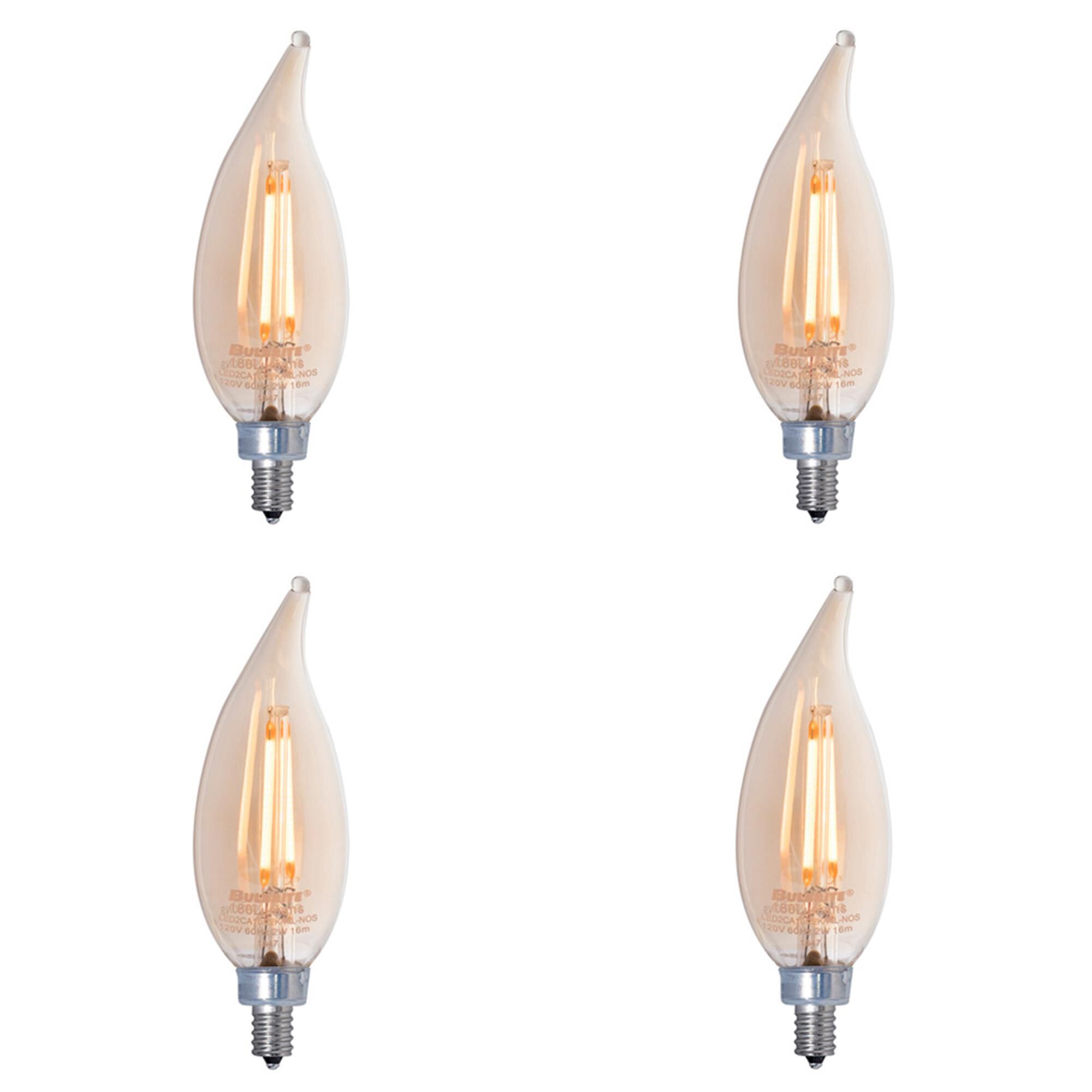 Dimmable 2.50 Watt 2100K CA10 LED Light Bulb by Bulbrite