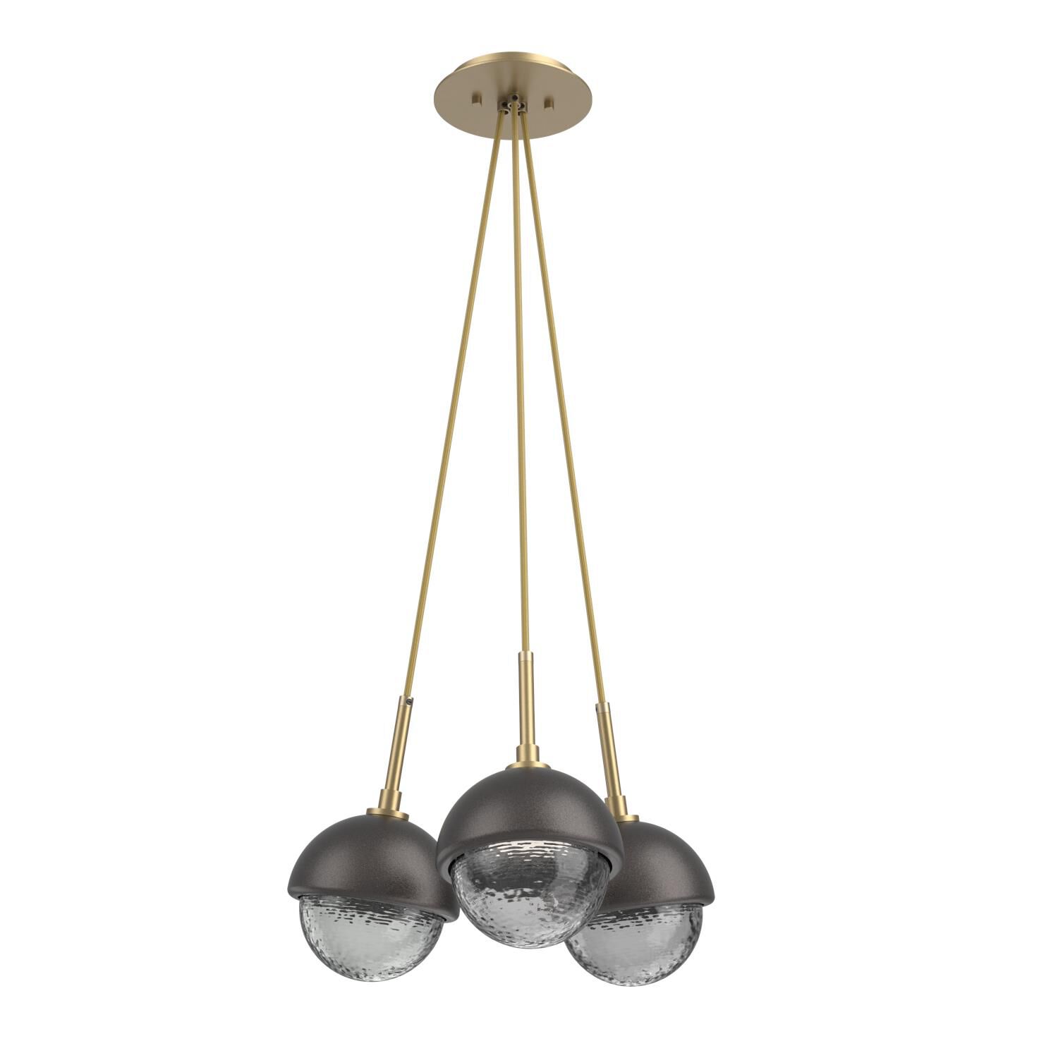 Levi Wilson Cabochon 13 Inch Multi Pendant Light by Hammerton Studio