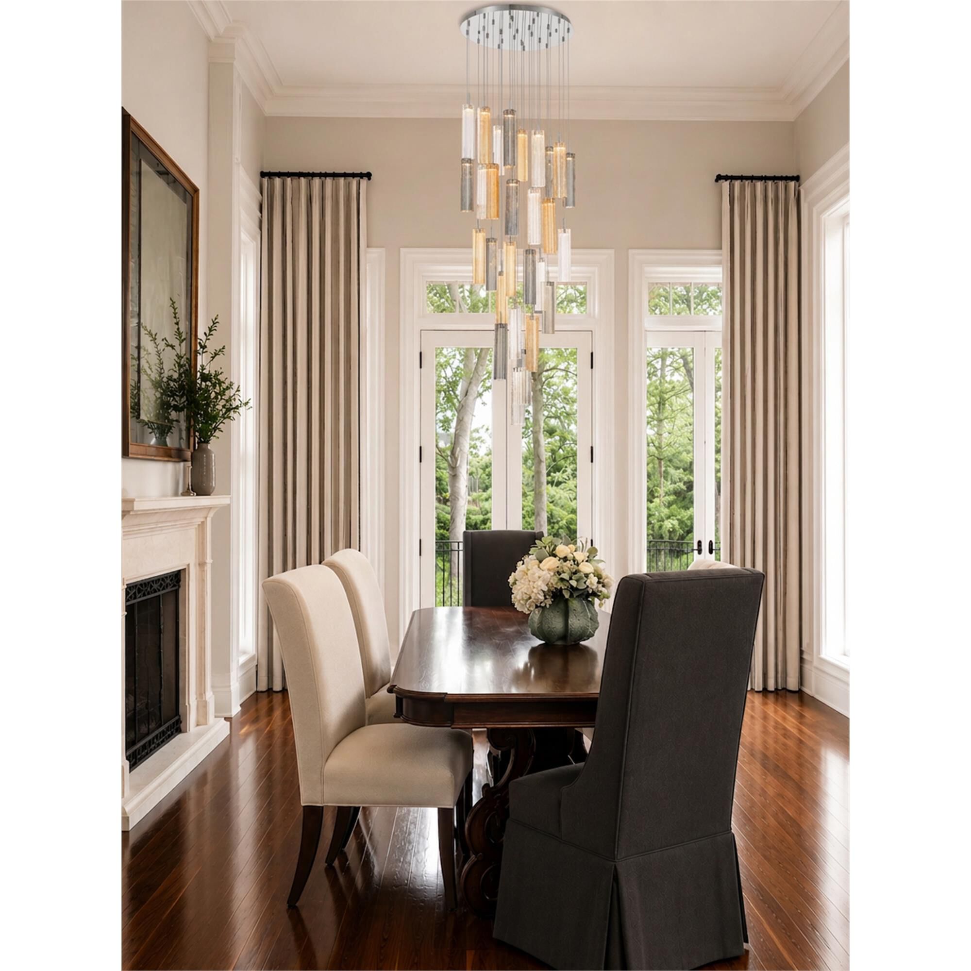 Addis 26 Inch Multi Light Pendant,