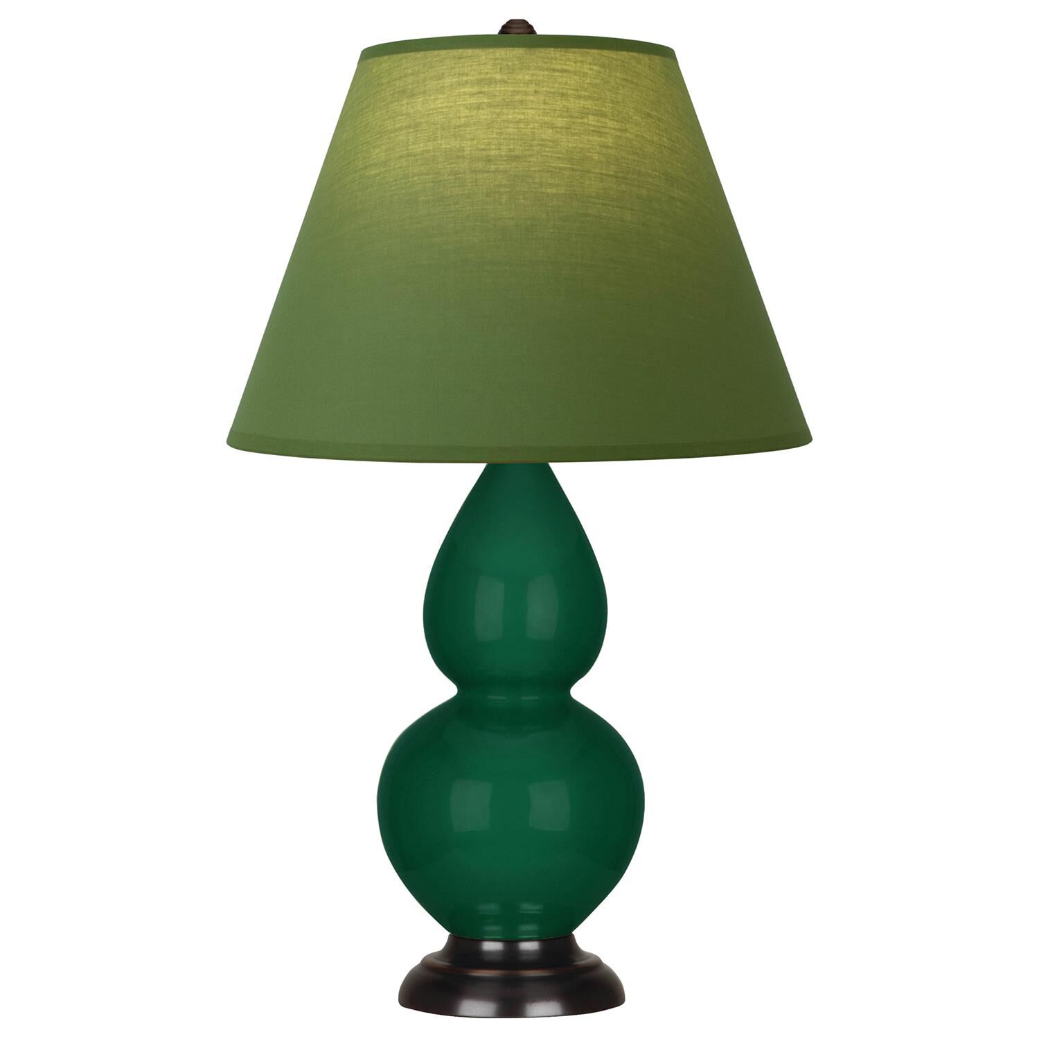 Shown in Jungle finish and Tea Green and Taupe shade and Deep Patina Bronze accent