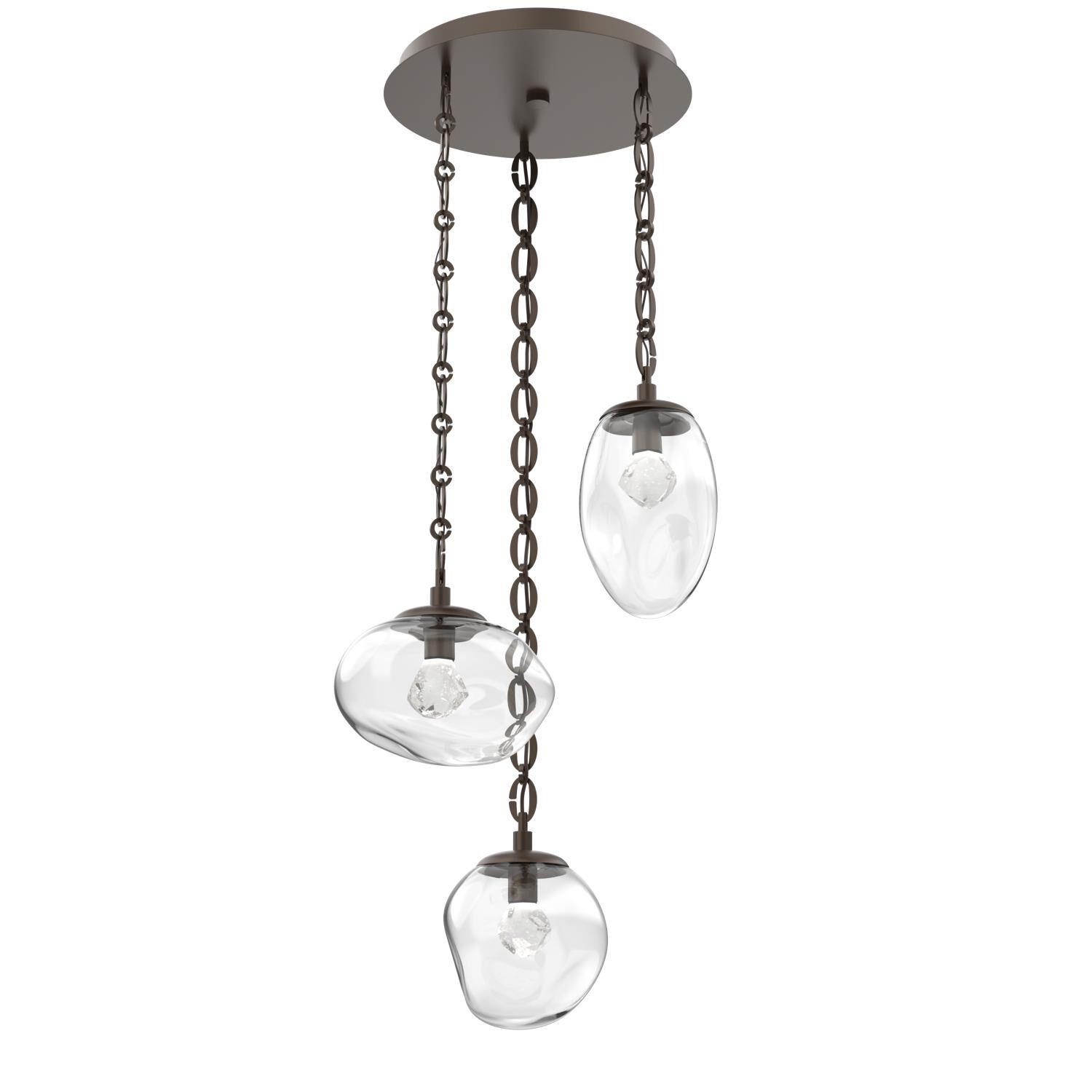Levi Wilson Cosmos Led 22 Inch Multi Light Pendant by Hammerton Studio