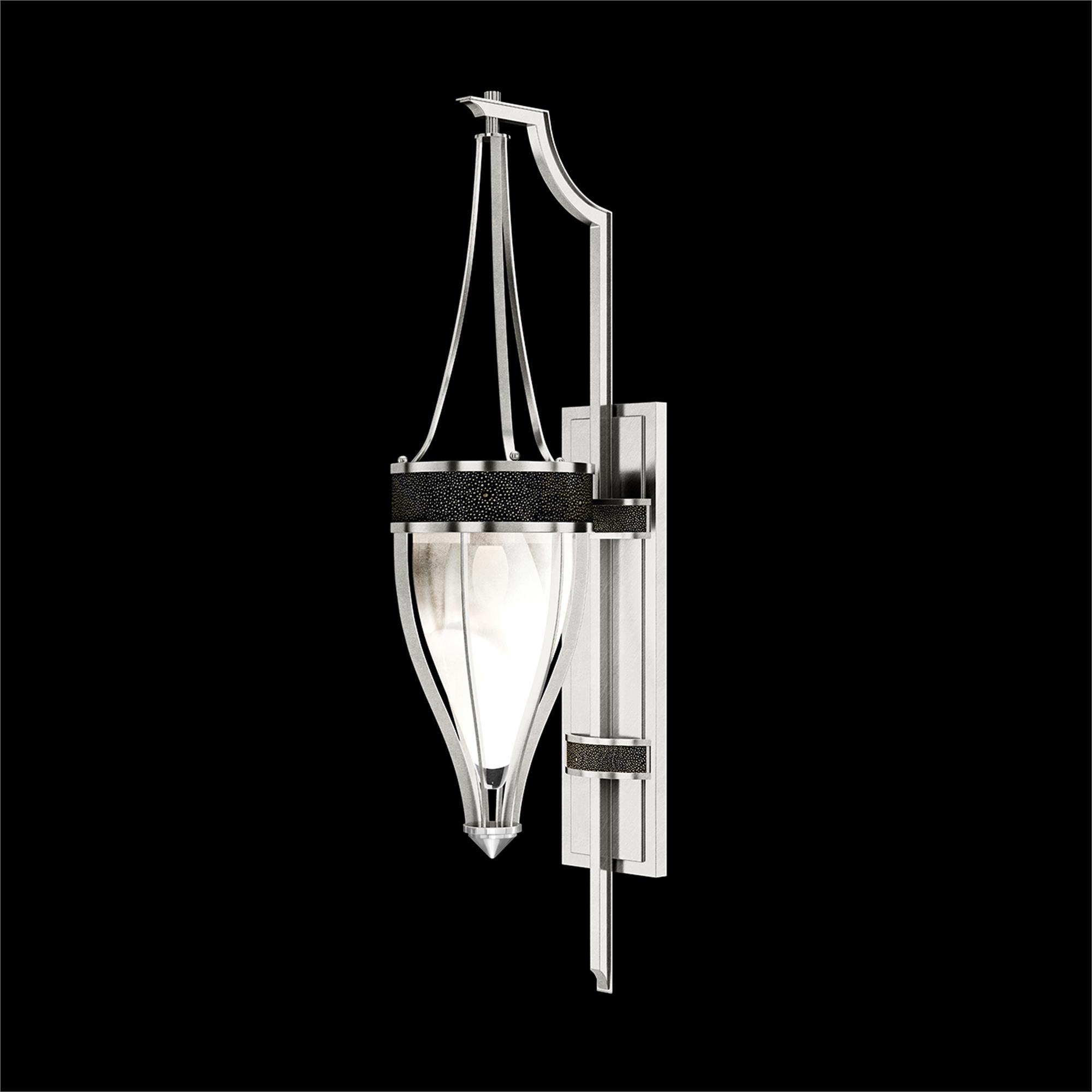 Shown in Silver Leaf and Nickel  finish and Black Knight accent