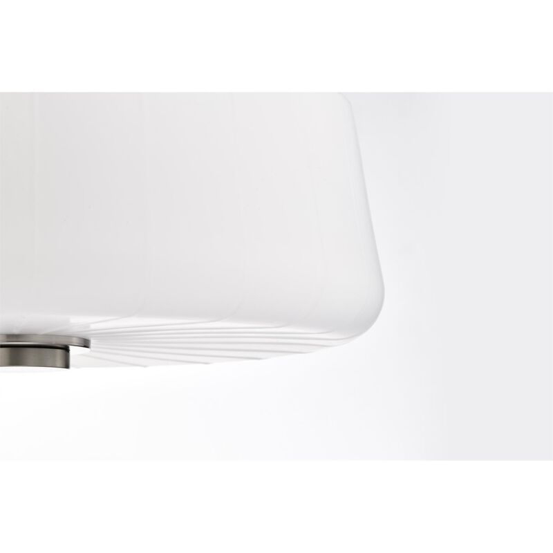 Lune 16 Inch Semi Flush Mount by Nuvo Lighting