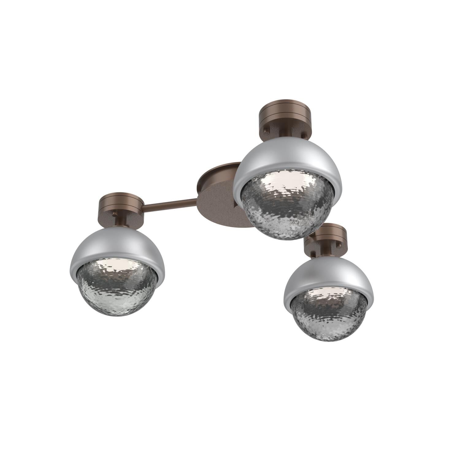 Levi Wilson Cabochon 23 Inch Flush Mount by Hammerton Studio