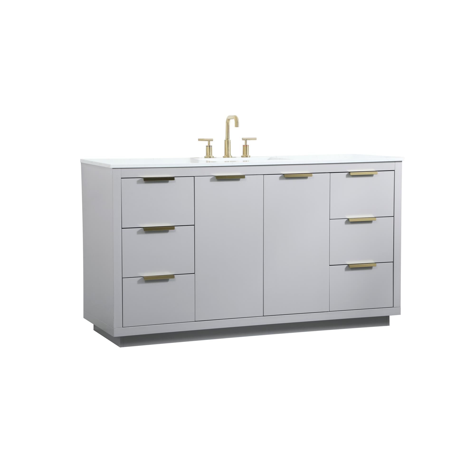 Shown in Grey finish