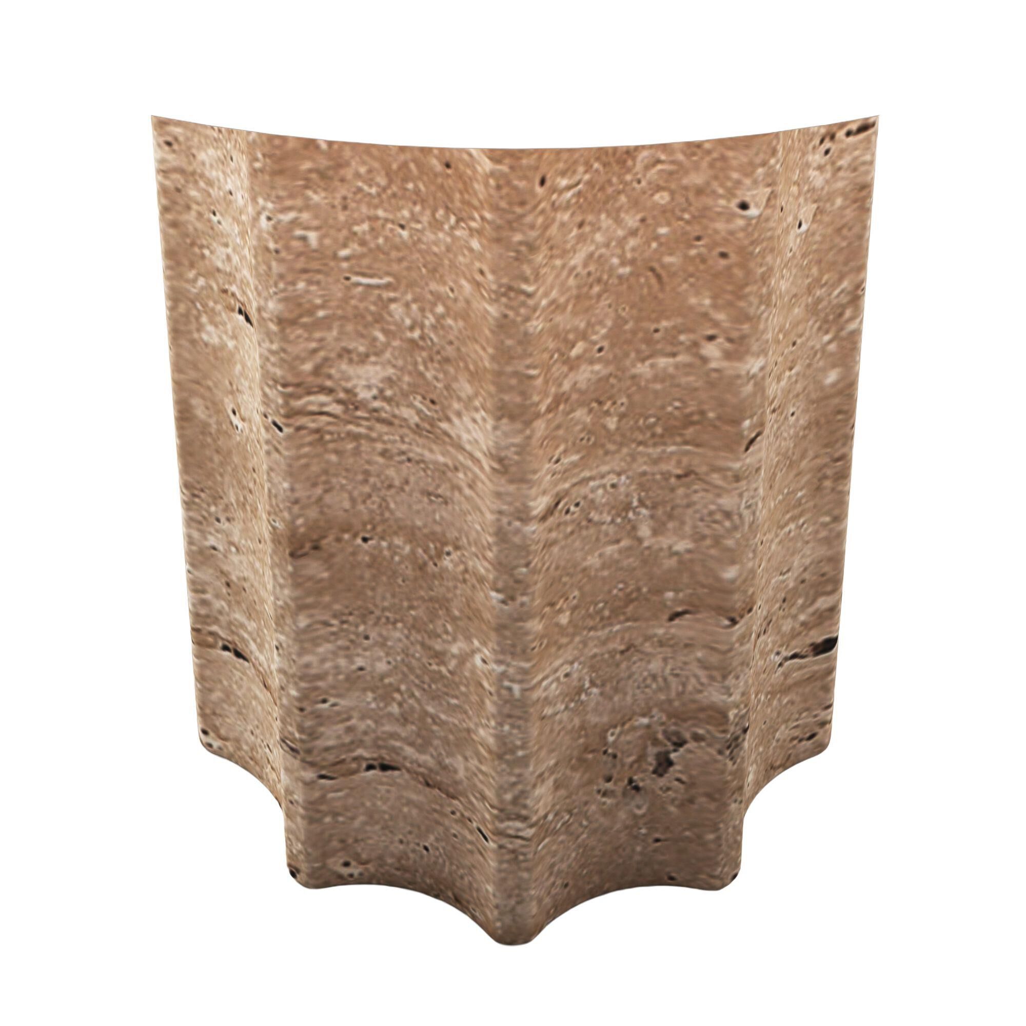 Kibun Fluted Column 15 Inch Table Lamp by Bulbrite