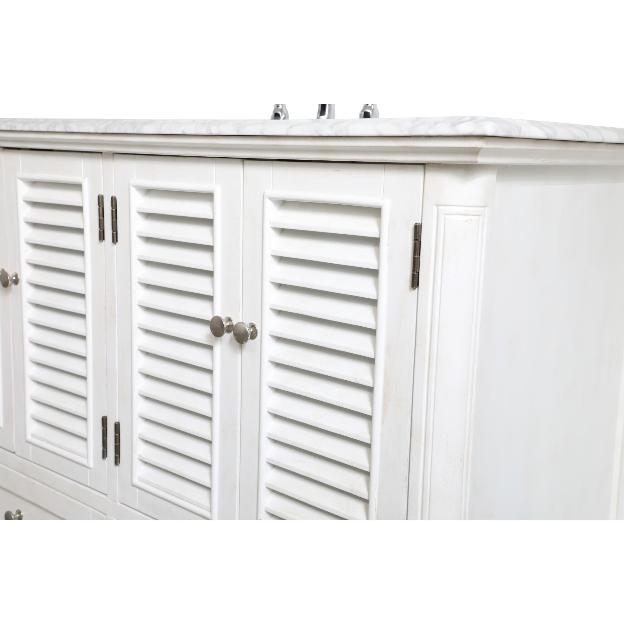 Shown in Antique White finish