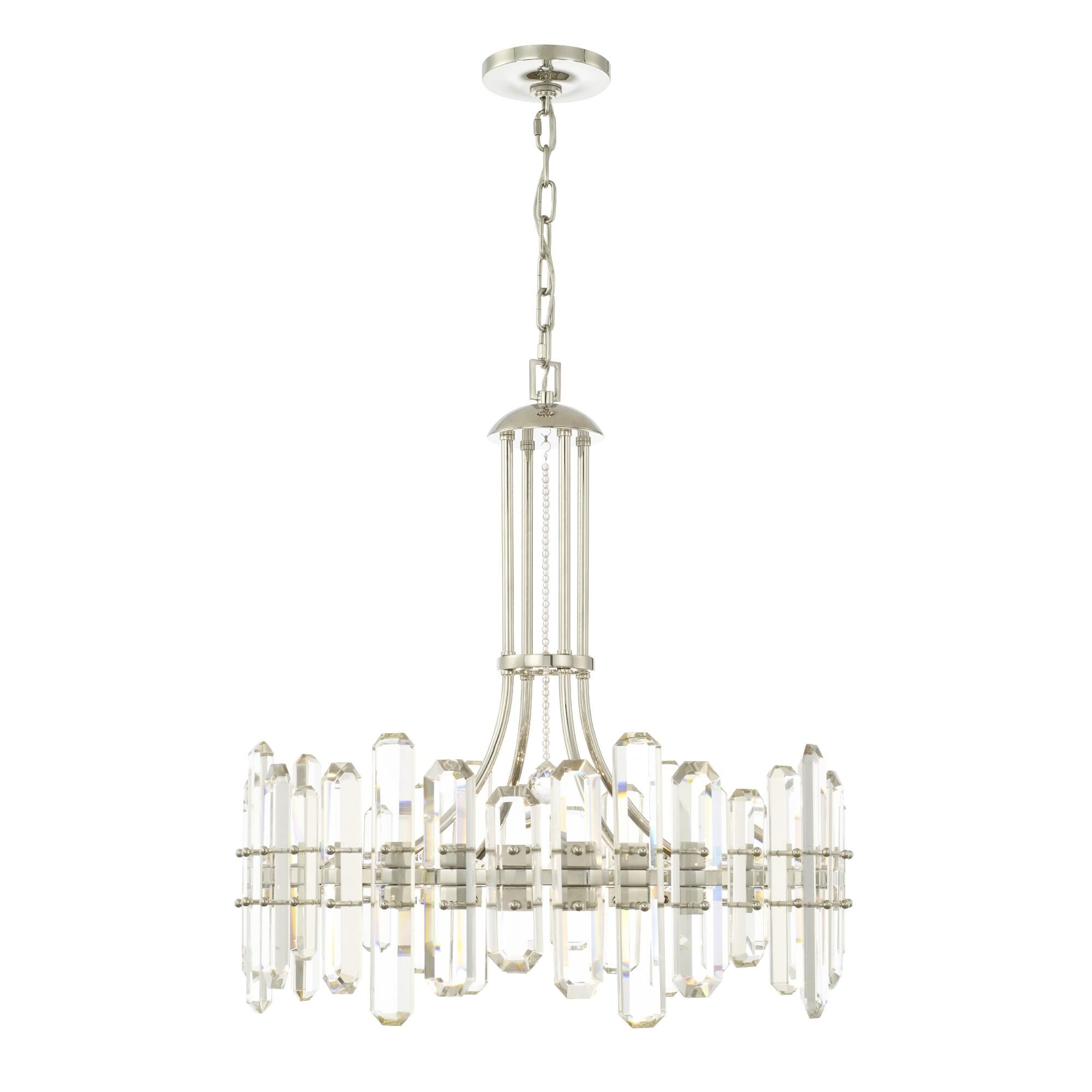 Bolton 24 Inch 8 Light Chandelier by Crystorama