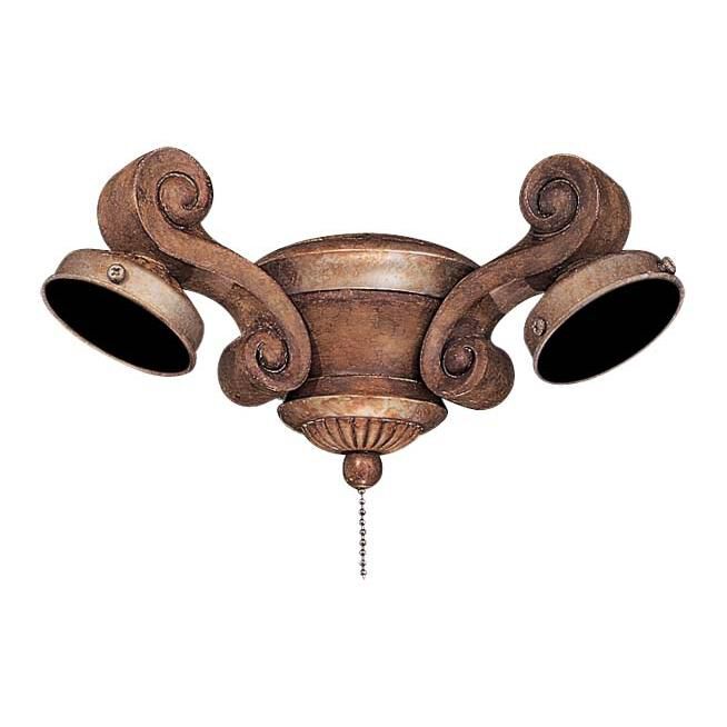 Scroll 4 Light Fan Light Kit by Minka Aire