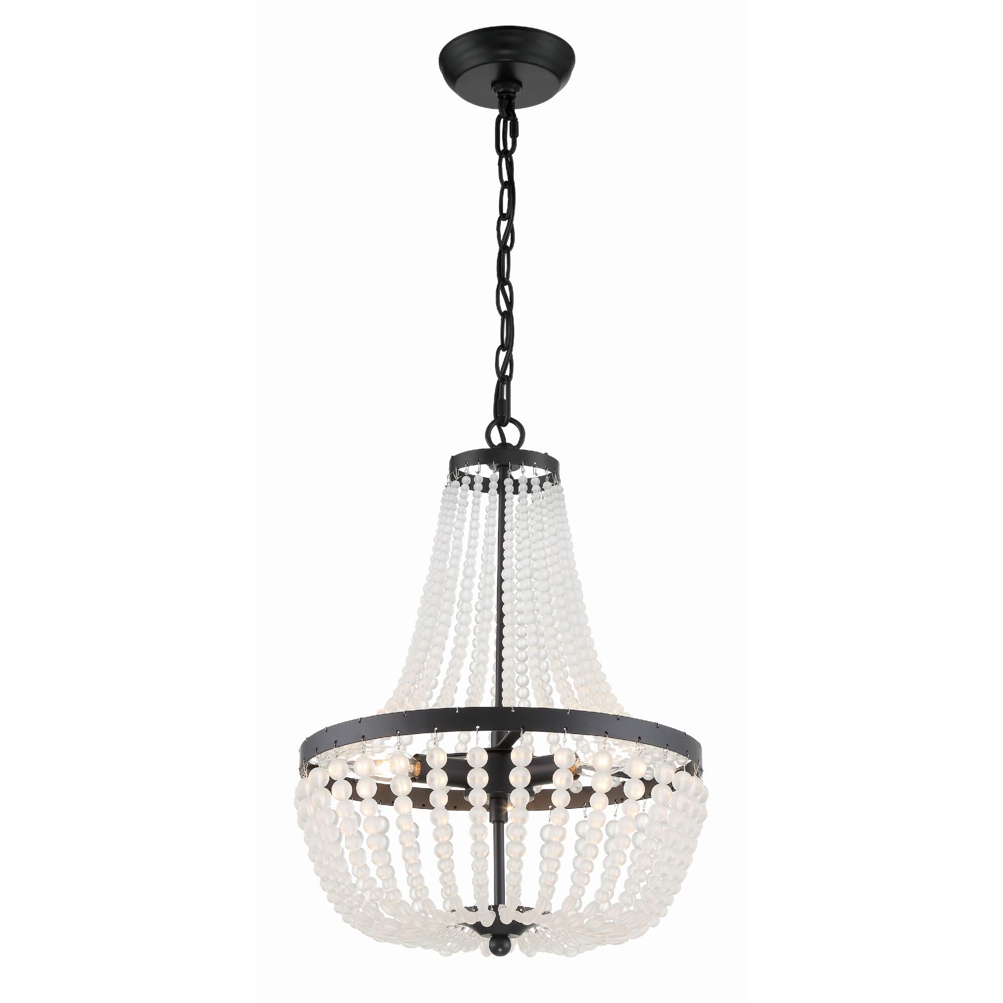 Rylee 14 Inch 3 Light Mini Chandelier by Crystorama