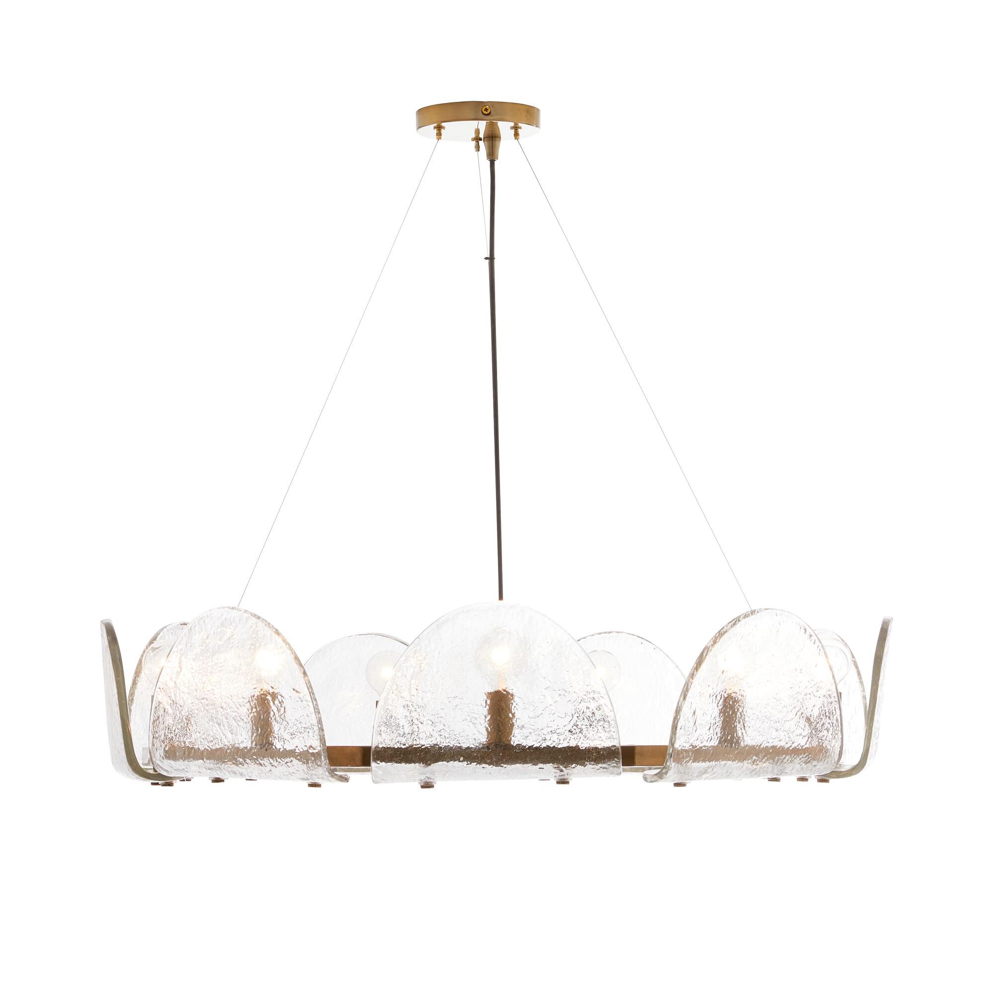 Mendez 29 Inch 9 Light Chandelier by Arteriors Home