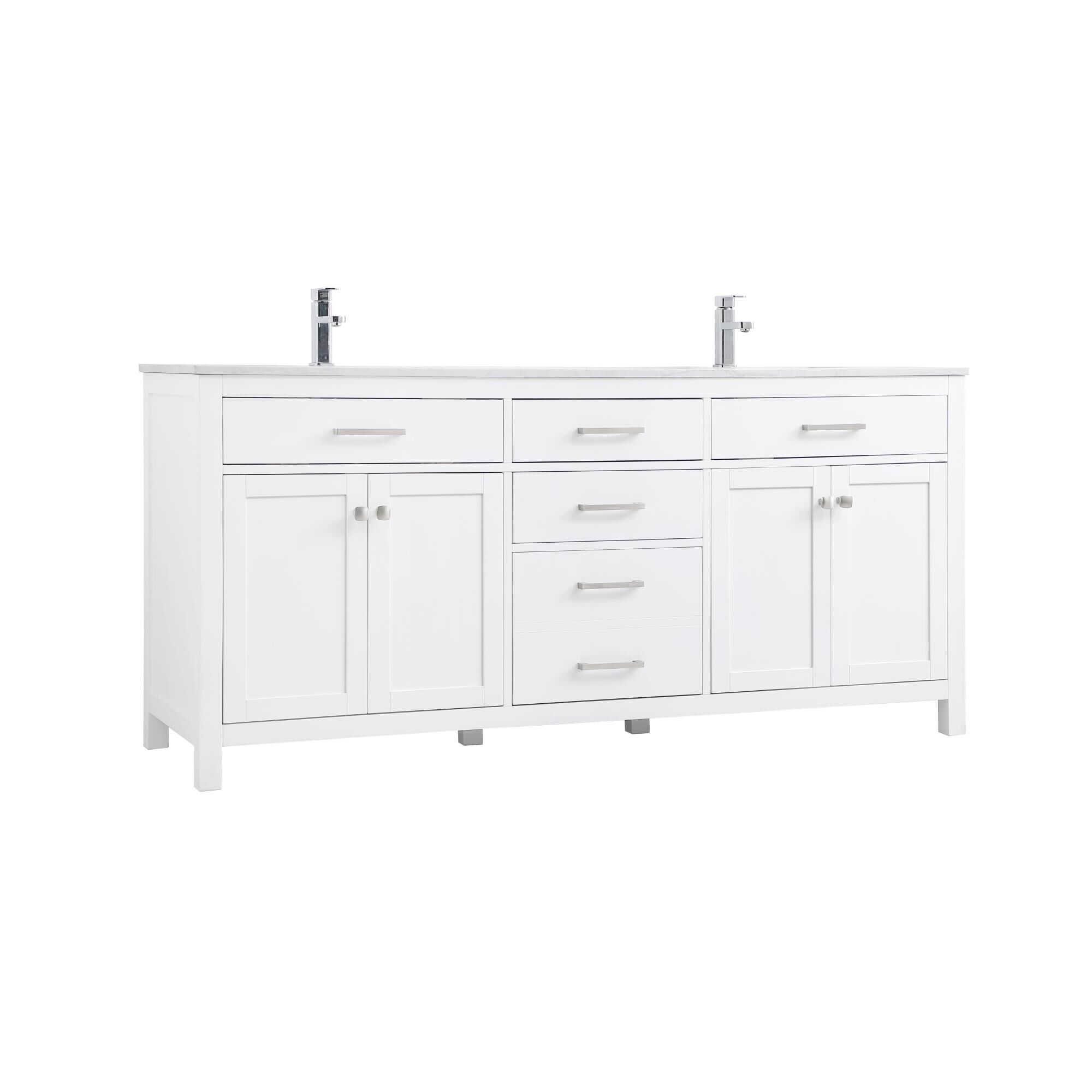 Shown in White finish