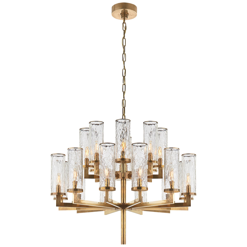 Kelly Wearstler Liaison 34 Inch 20 Light Chandelier by Visual Comfort Signature Collection