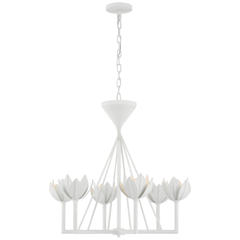 Julie Neill Alberto 28 Inch 6 Light LED Chandelier by Visual Comfort Signature Collection