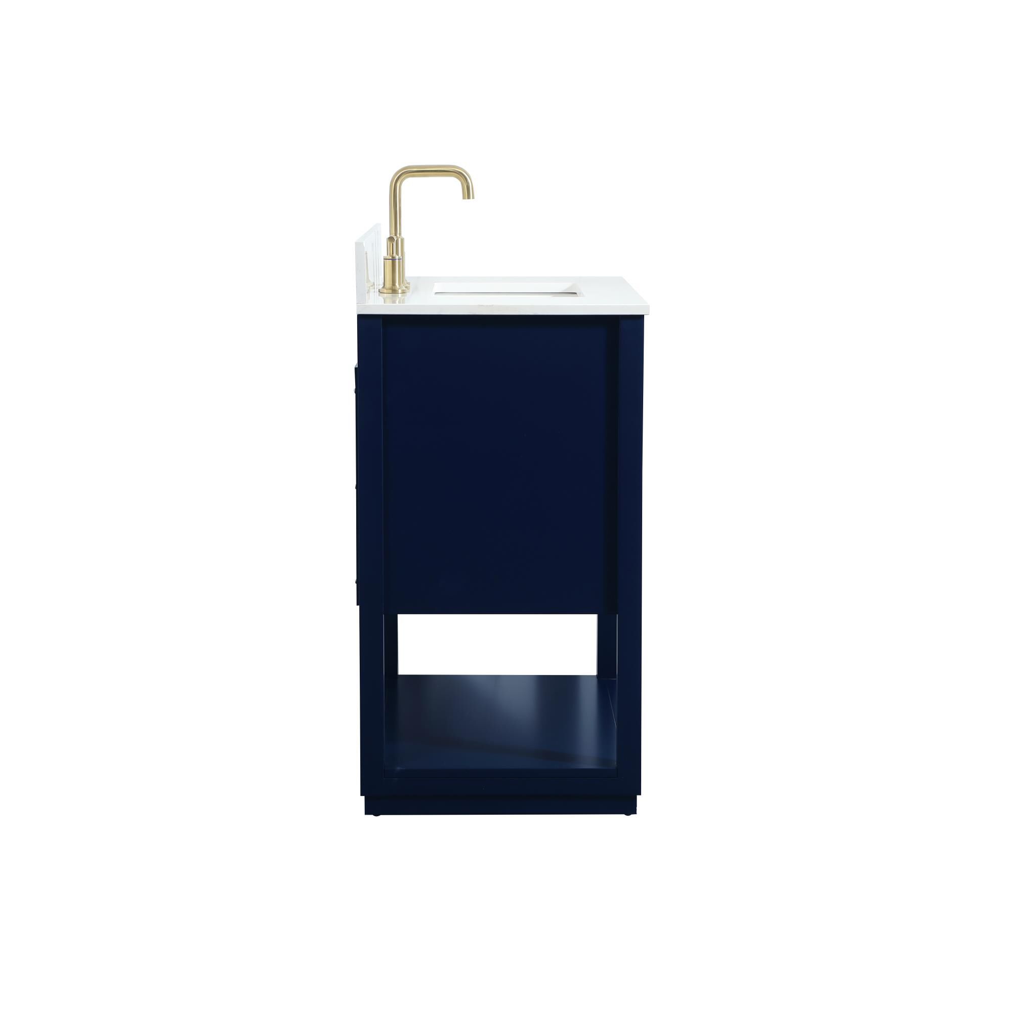 Shown in Blue finish