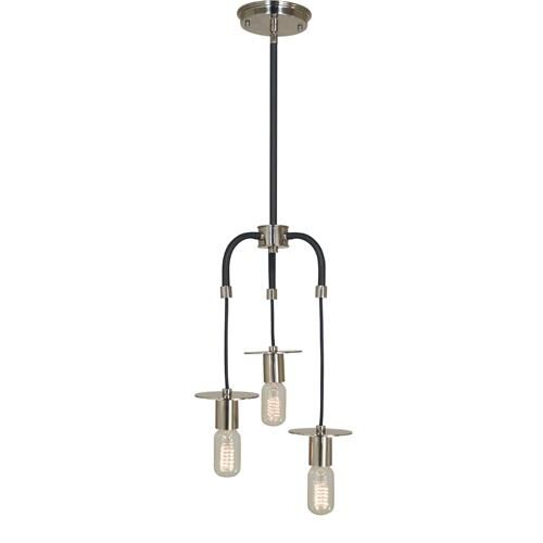 Shown in Polished Nickel With Matte Black finish