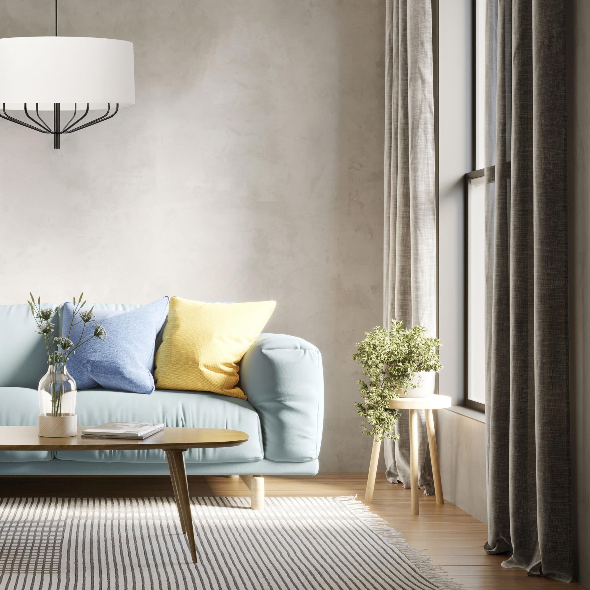 Eleanor 38 Inch Large Pendant by Dainolite