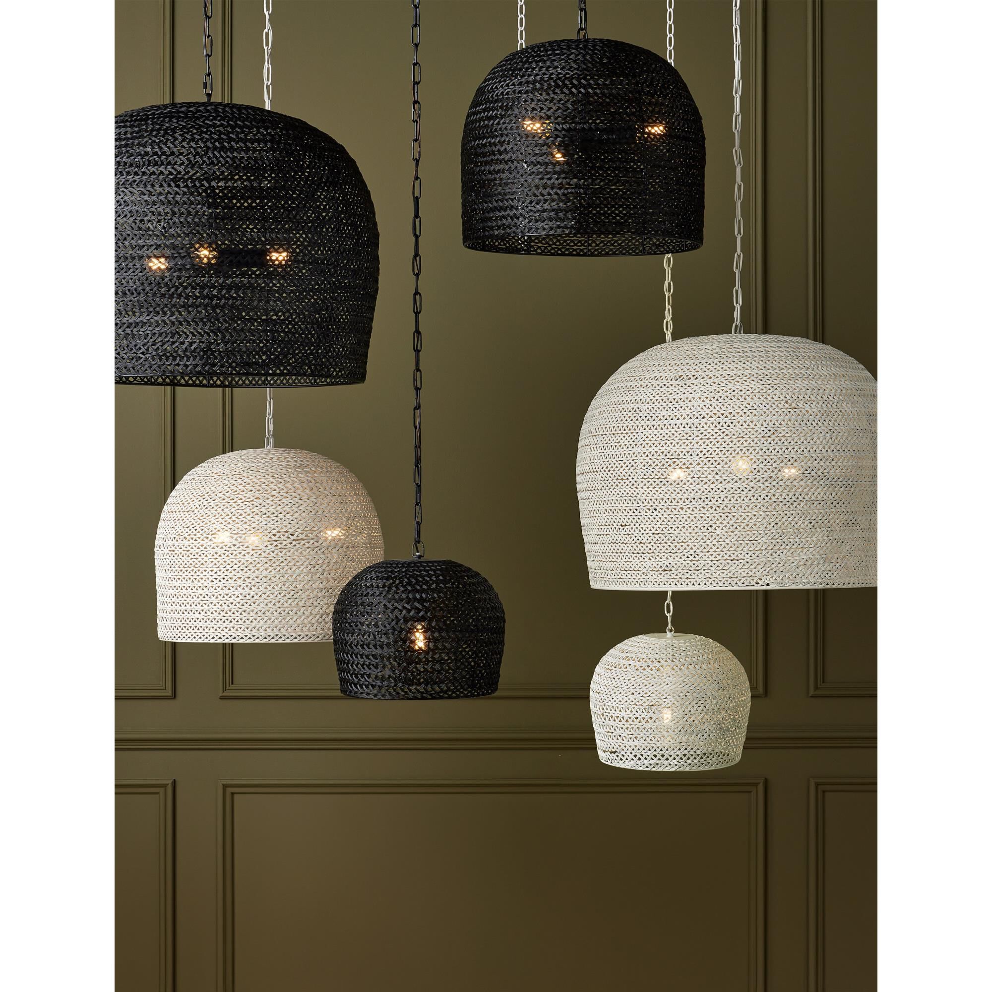 Piero 31 Inch 3 Light Chandelier by Currey and Company