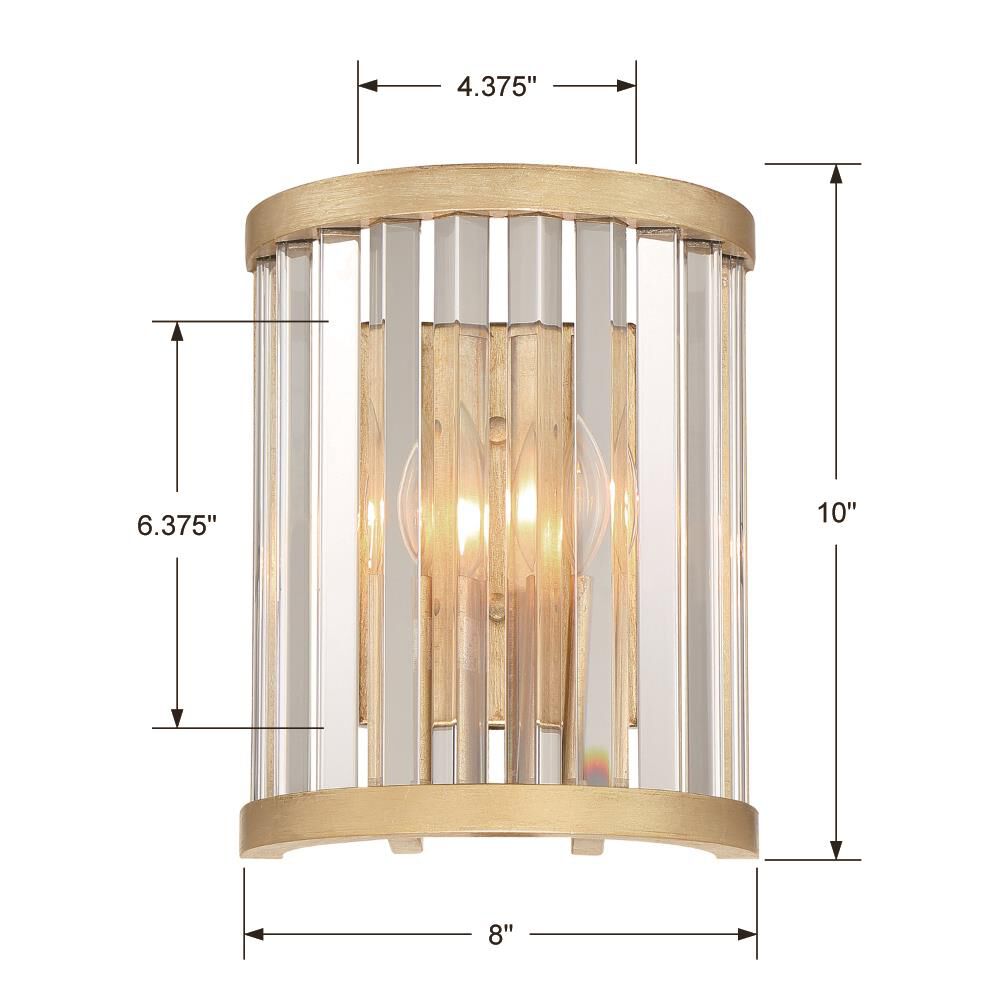Darcy 10 Inch Wall Sconce by Crystorama