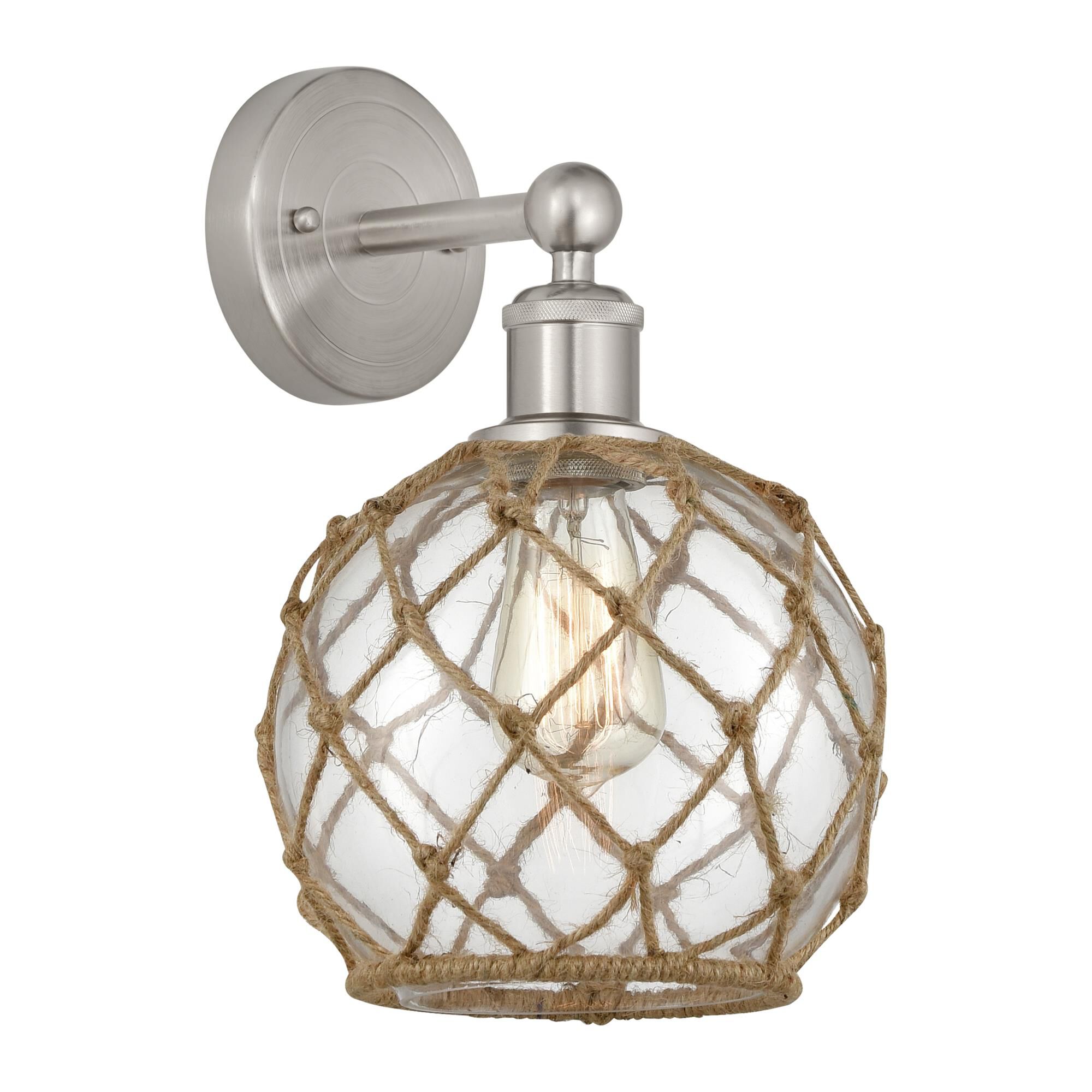 Bruno Marashlian Farmhouse Rope 12 Inch Wall Sconce by Innovations Lighting