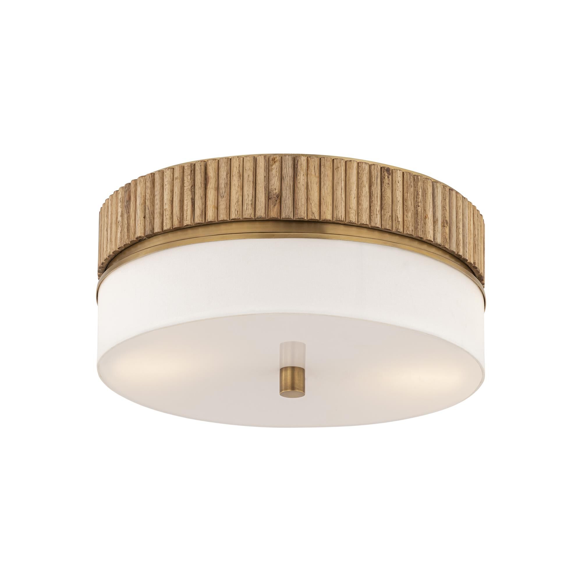 Shown in Legacy Brass finish and White shade