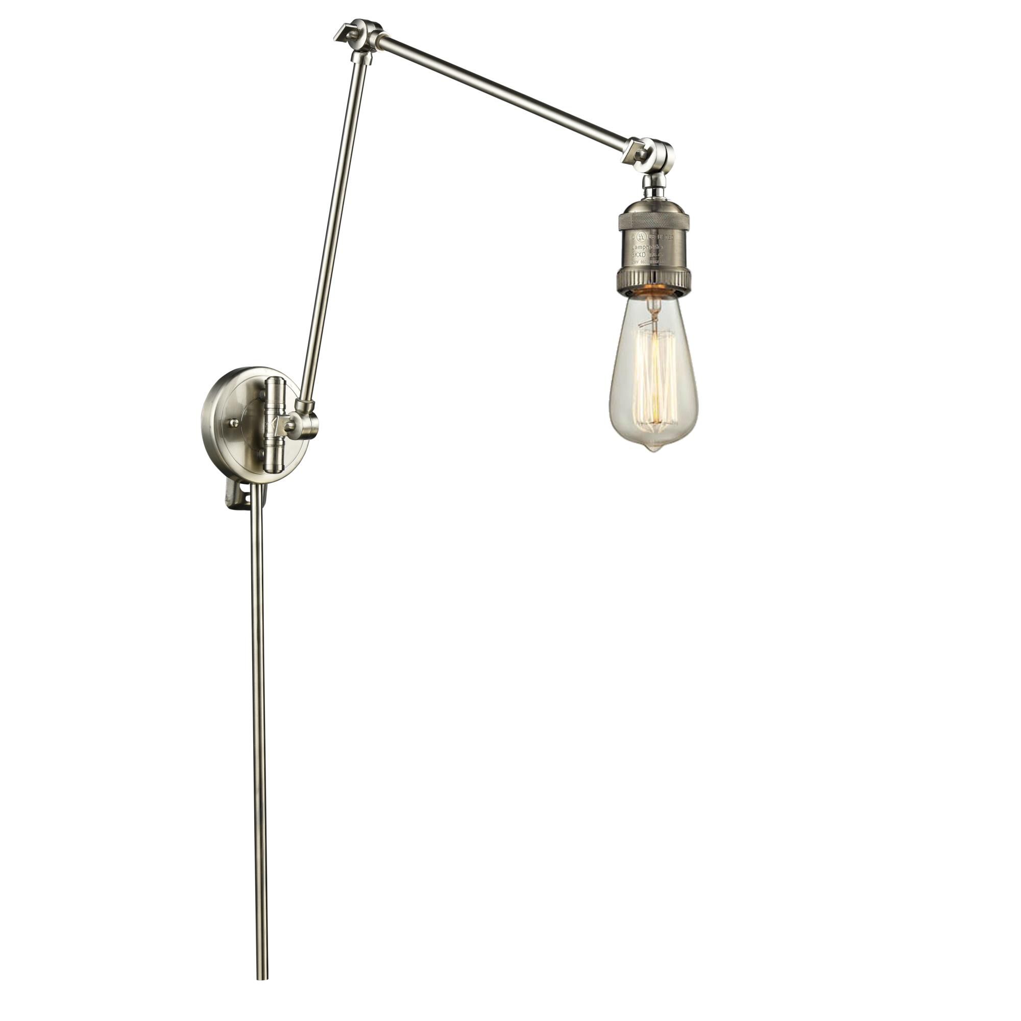 Bruno Marashlian Bare Bulb Wall Swing Lamp by Innovations Lighting