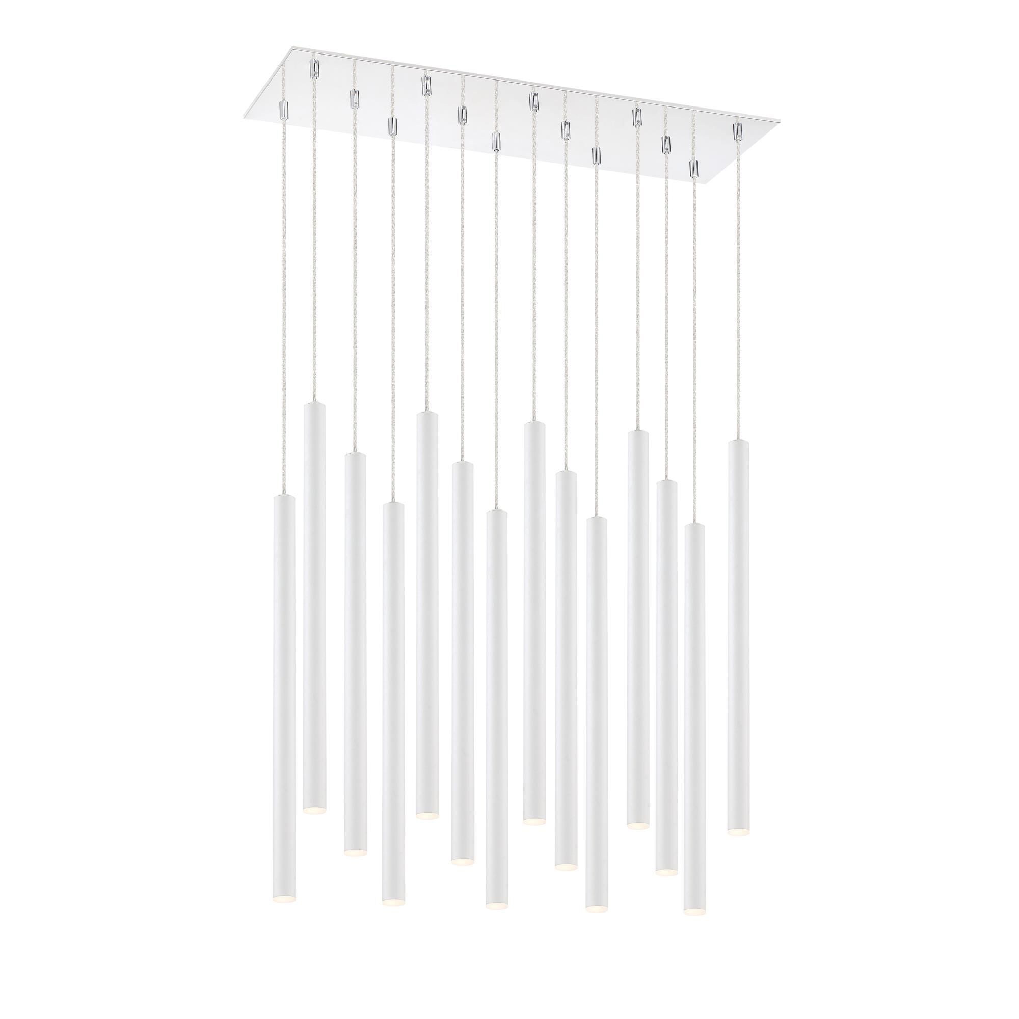 Forest 32 Inch 14 Light LED Linear Suspension Light by Z-Lite