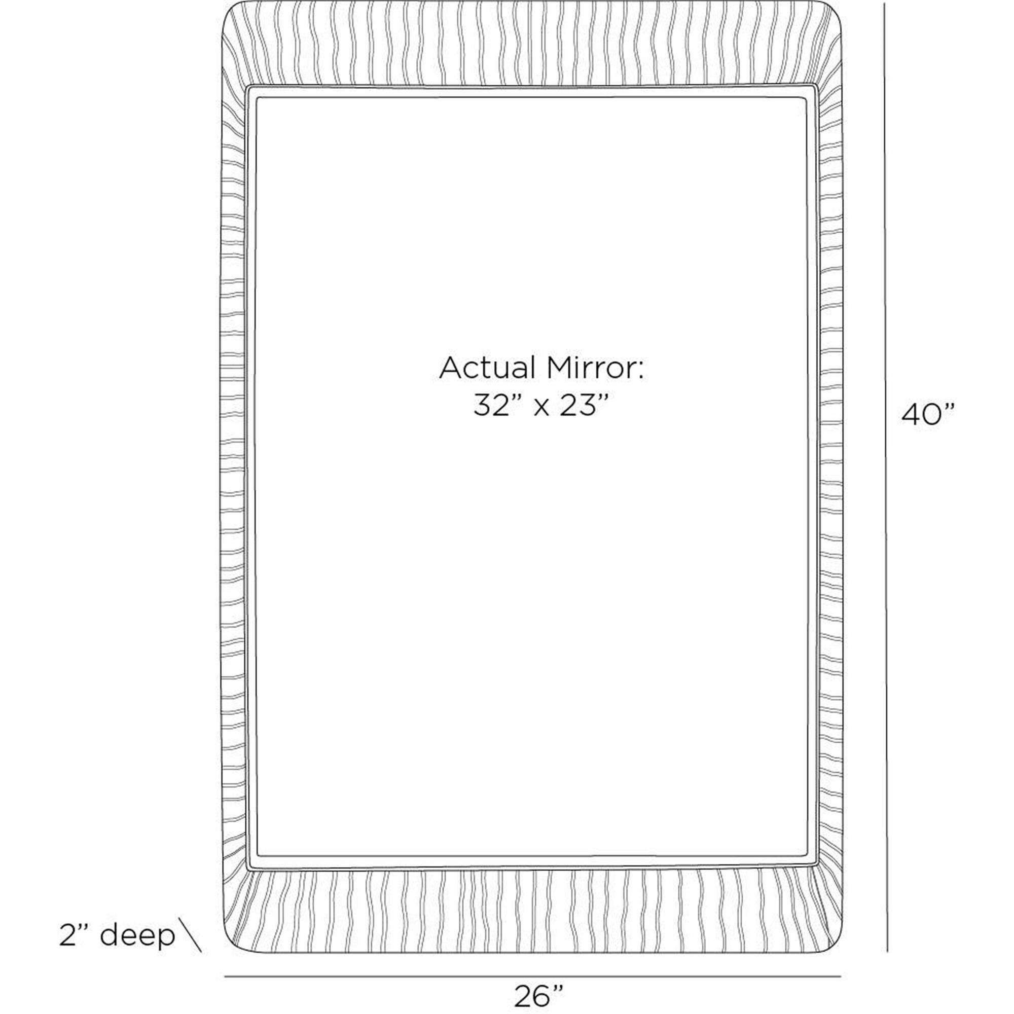 Hart 40 Inch Decorative Mirror by Arteriors Home