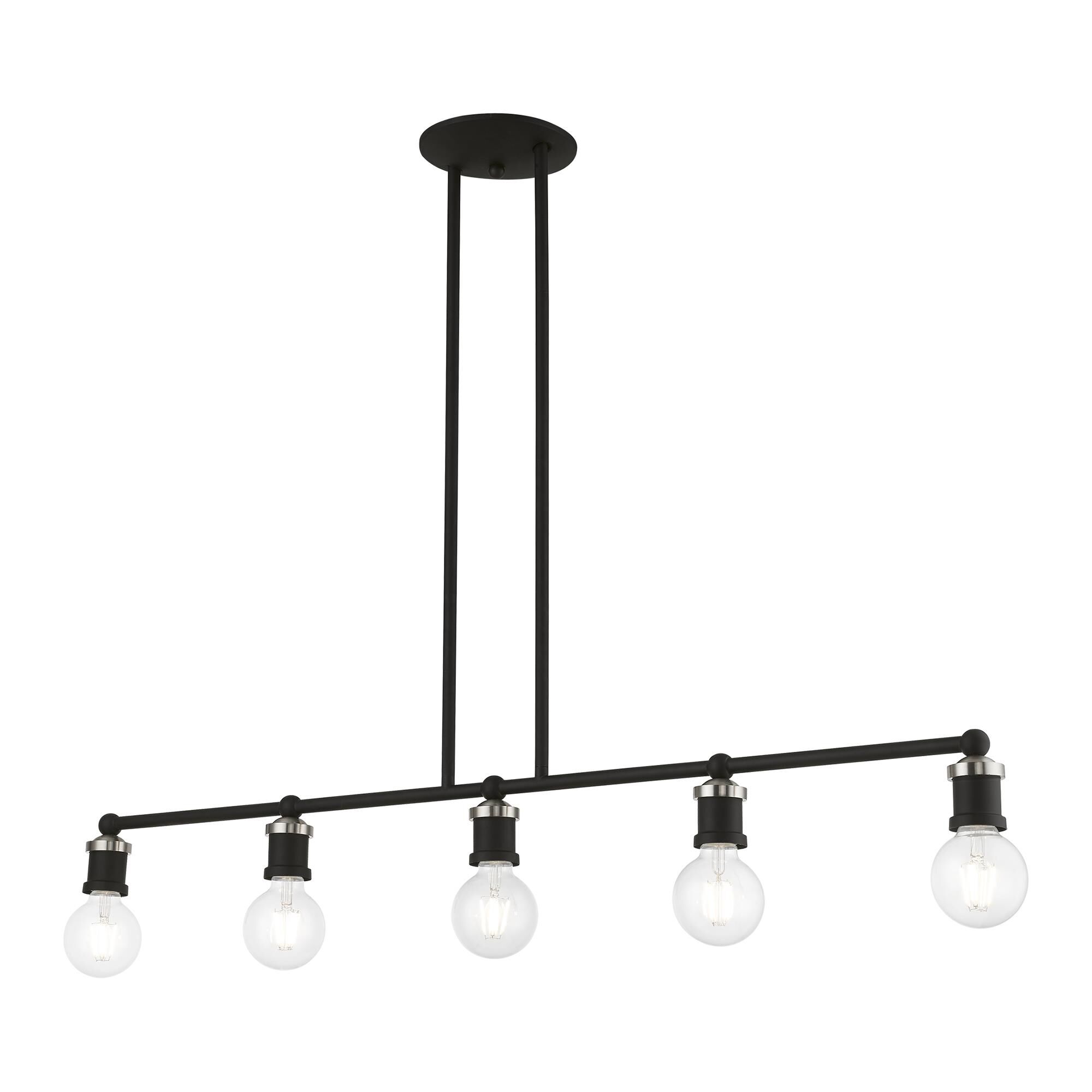 Lansdale 40 Inch 5 Light Linear Suspension Light by Livex Lighting