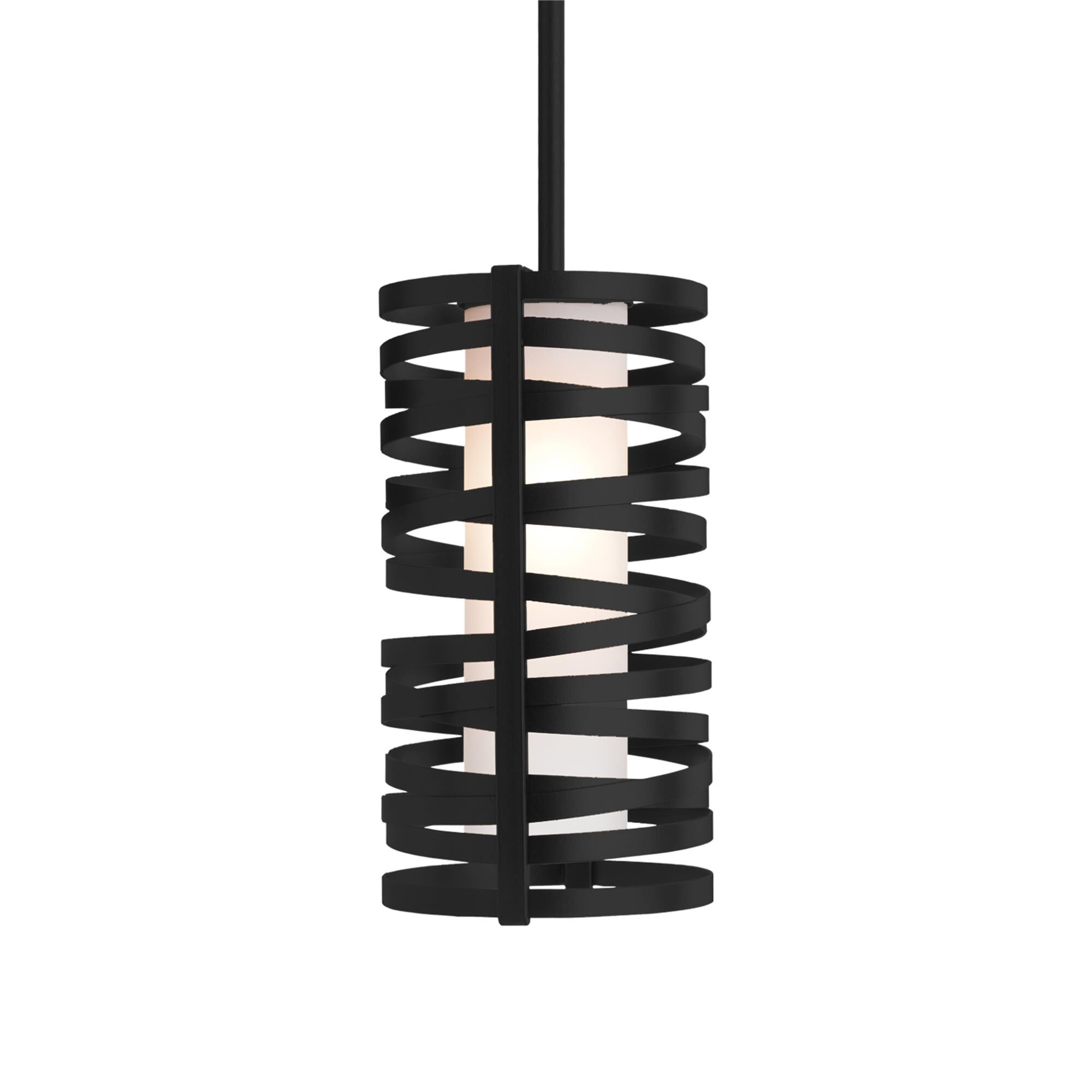 Shown in Matte Black finish and Frosted glass