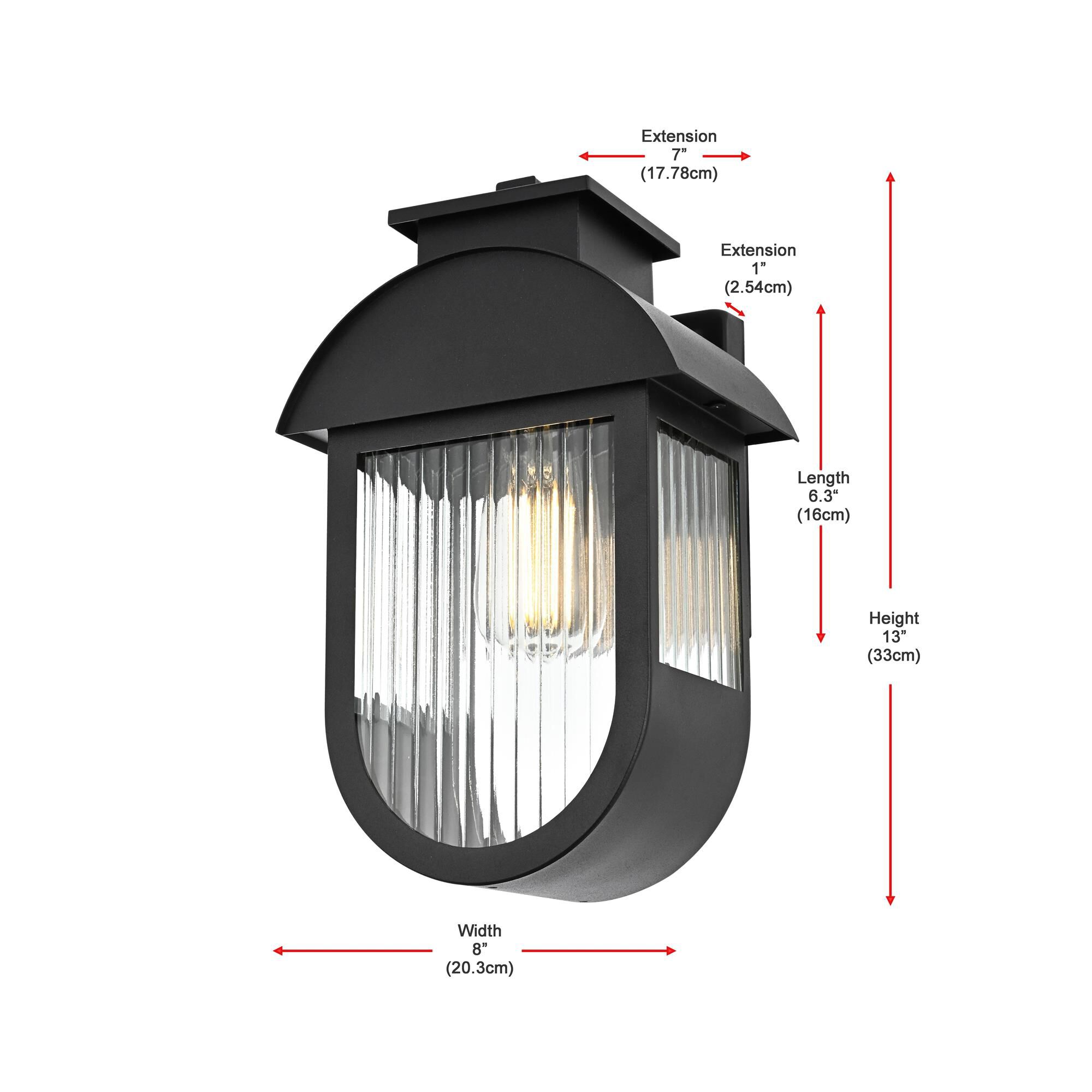 Shown in Black finish