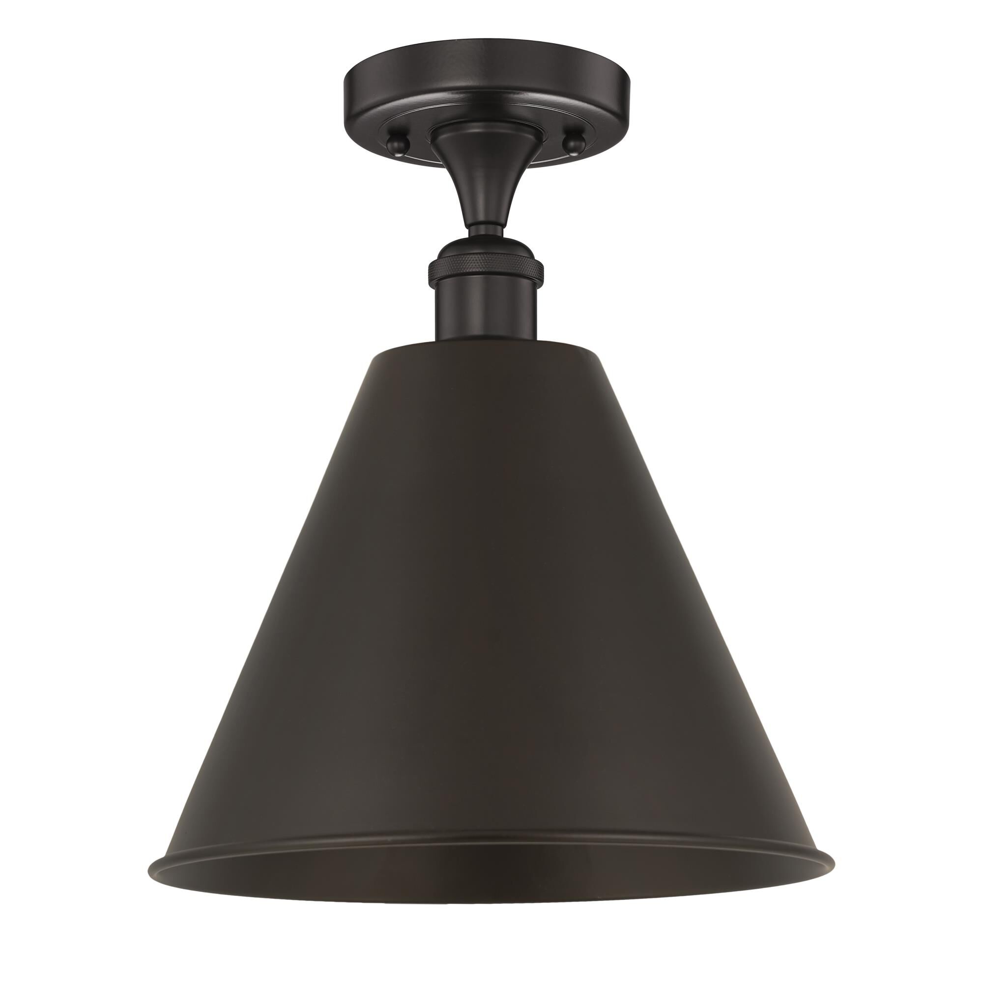 Bruno Marashlian Edison Cone 12 Inch Semi Flush Mount by Innovations Lighting
