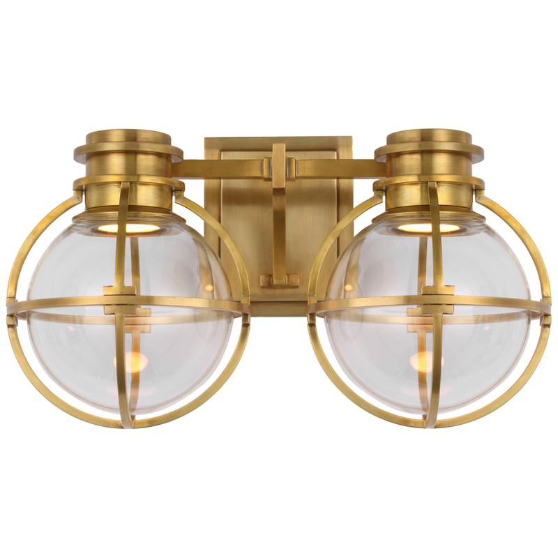 Visual Comfort Signature Collection Chapman & Myers Gracie 14 Inch LED Bath Vanity Light