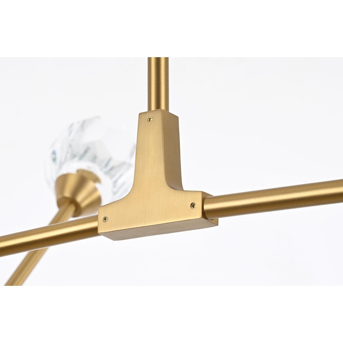 Zayne 45 Inch LED Large Pendant by Elegant Lighting