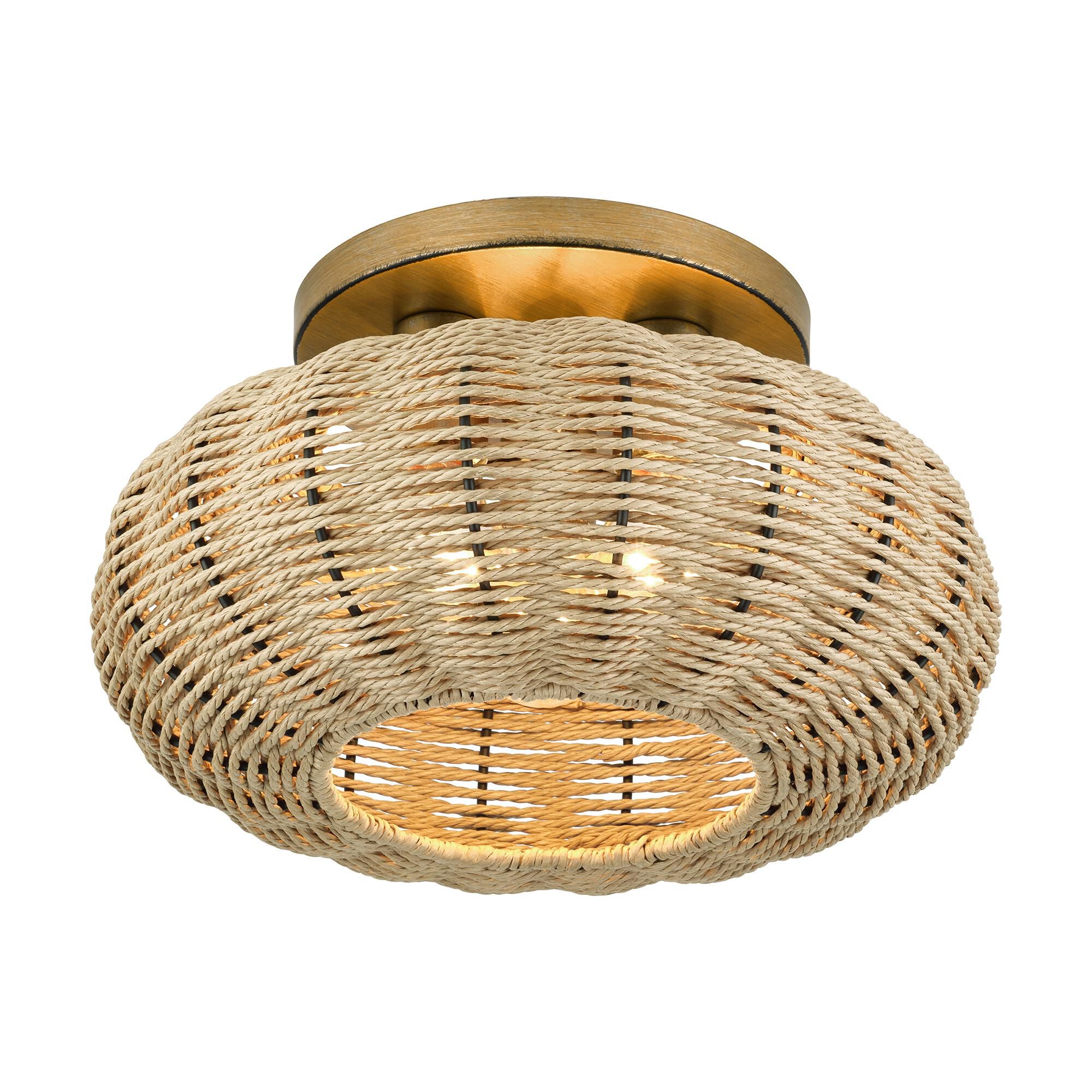 Summervine 14 Inch Semi Flush Mount by Livex Lighting