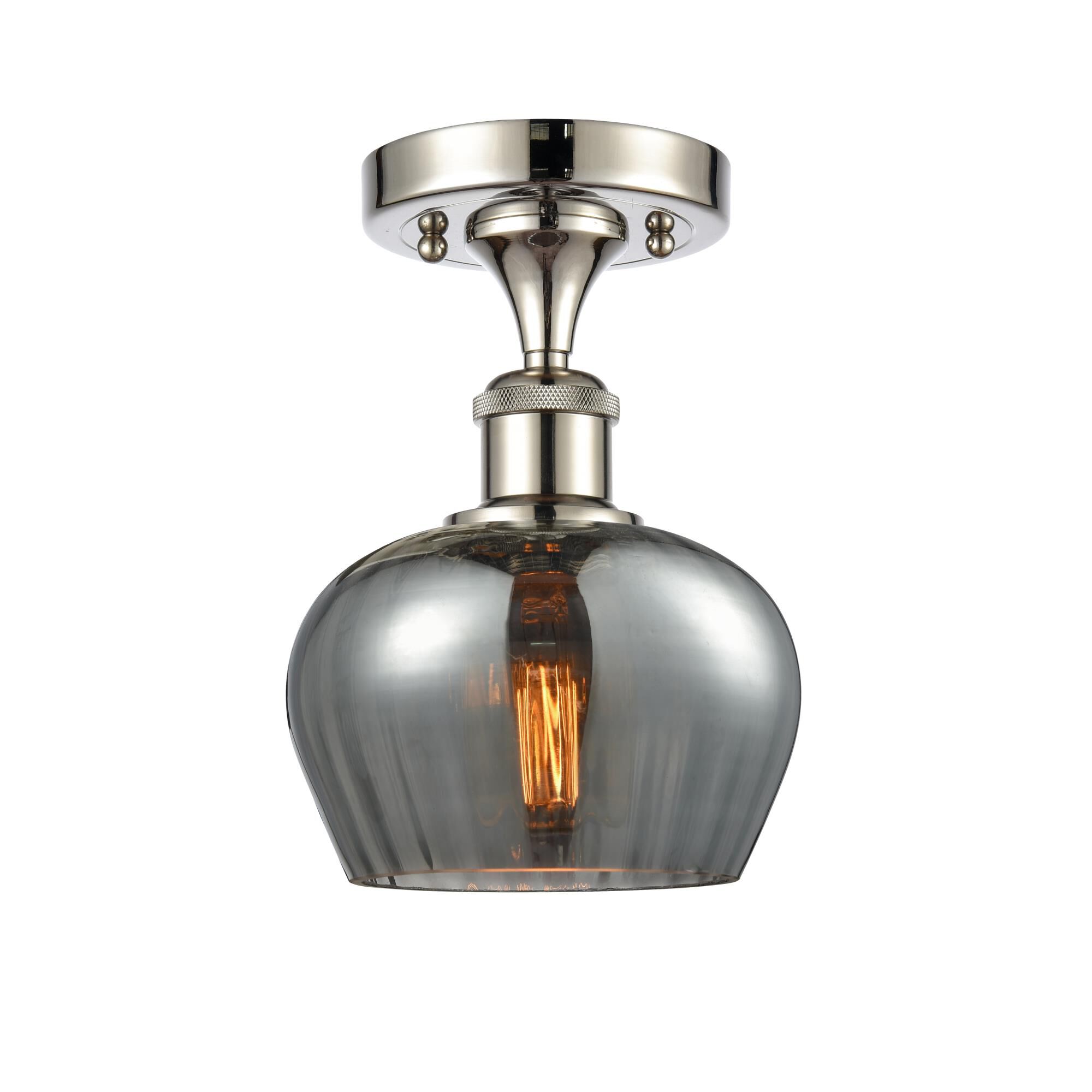 Bruno Marashlian Fenton 6 Inch 1 Light Semi Flush Mount by Innovations Lighting