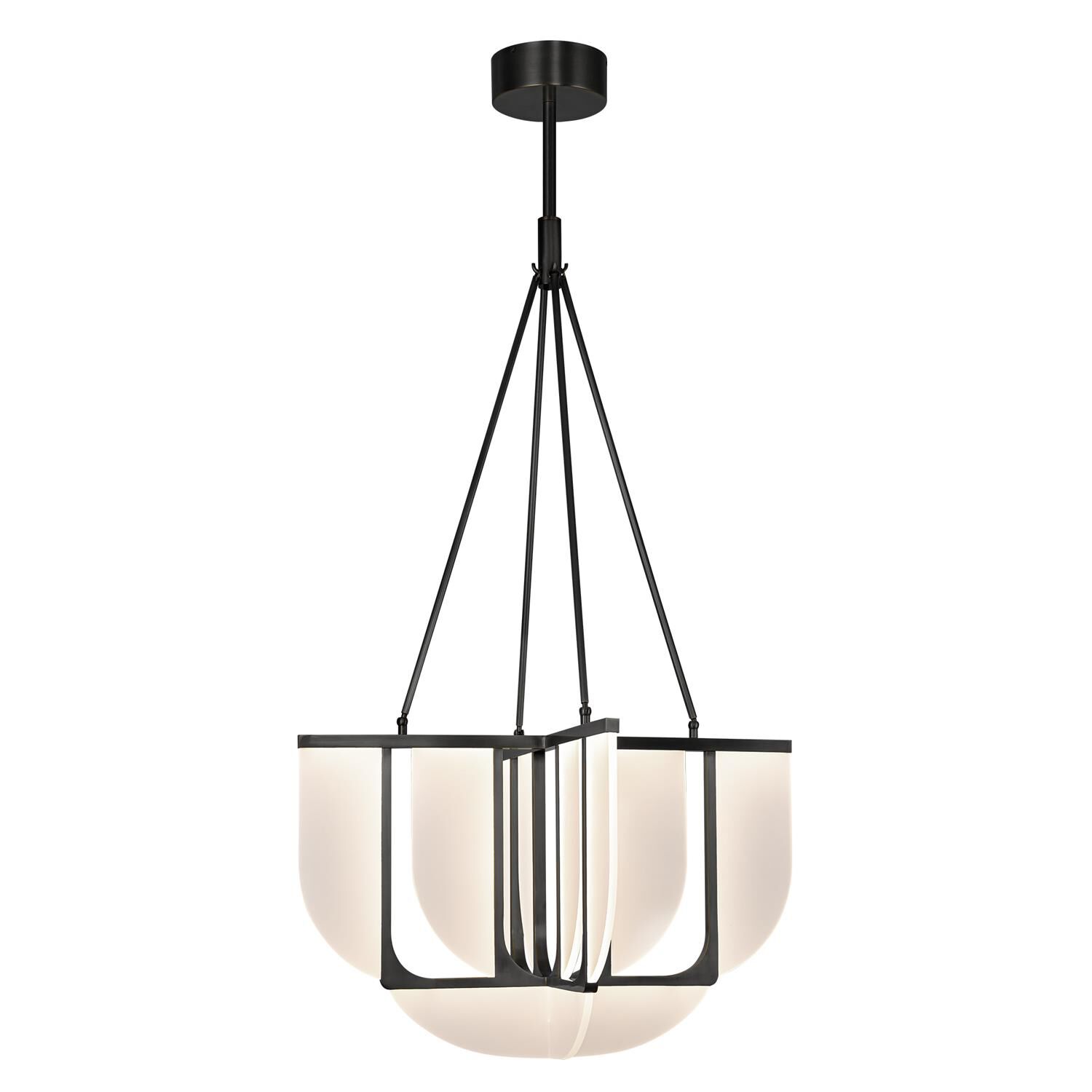 Elisa Carlucci 30 Inch Anders Chandelier by Alora Lighting