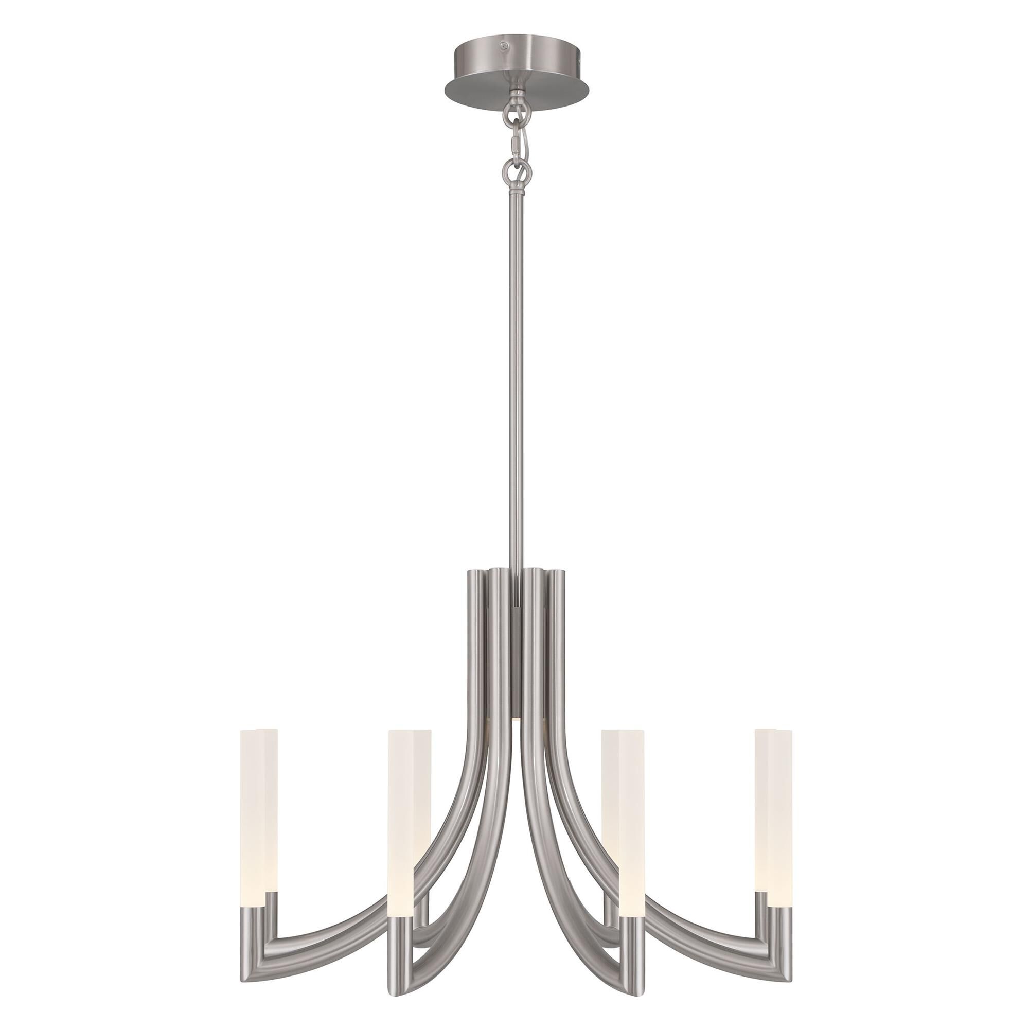 Shown in Nickel finish and Frosted Acrylic glass