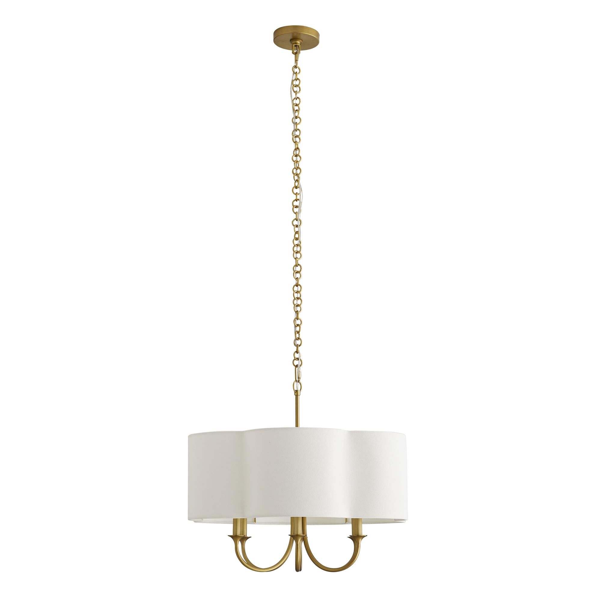 Shown in Antique Brass finish and Yes shade