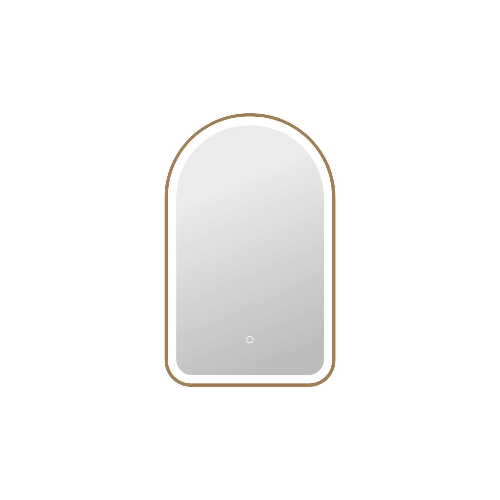 Harmoni 32 Inch Arched LED Lighted Mirror by Elegant Decor